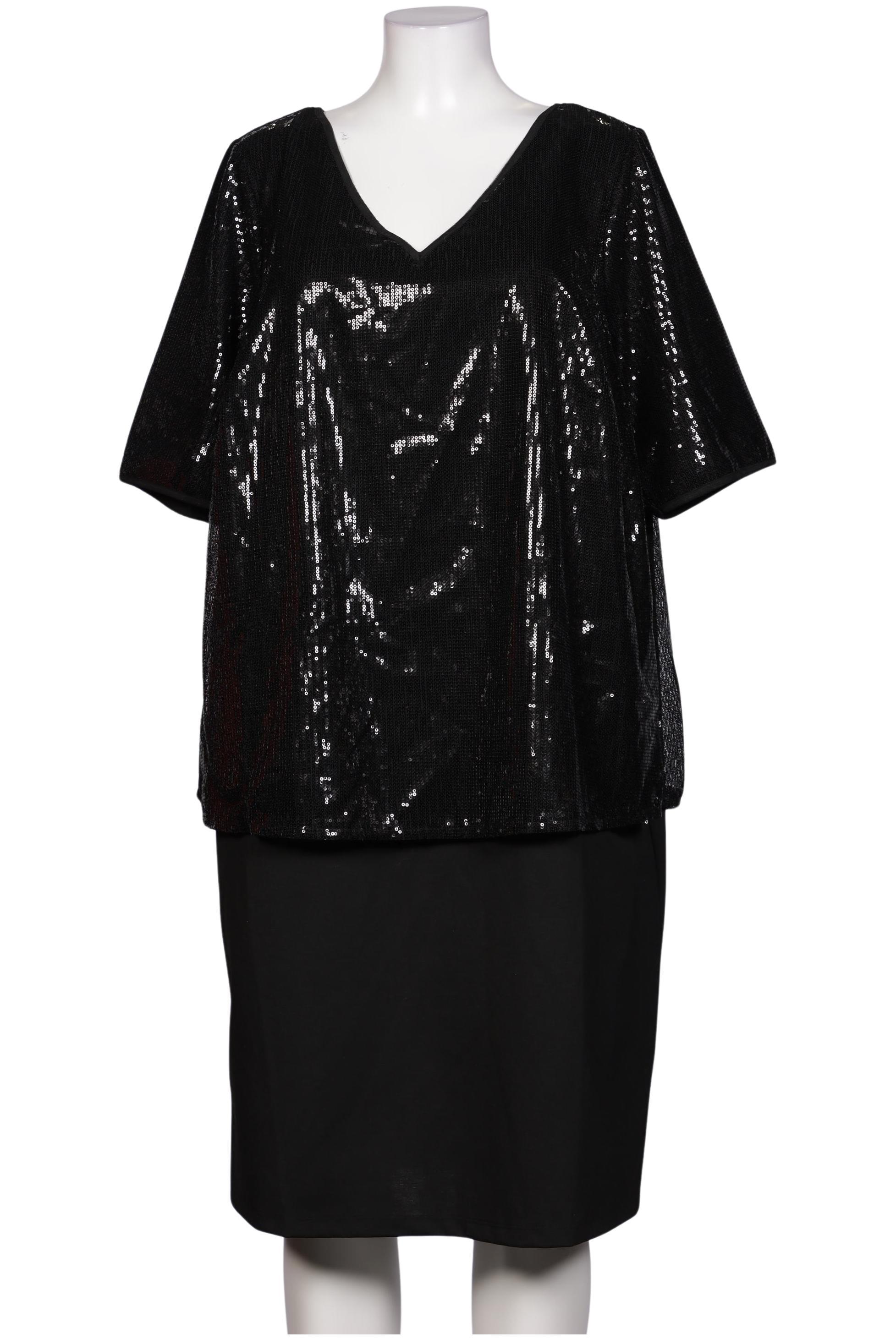 

sheego Damen Kleid, schwarz, Gr. 52