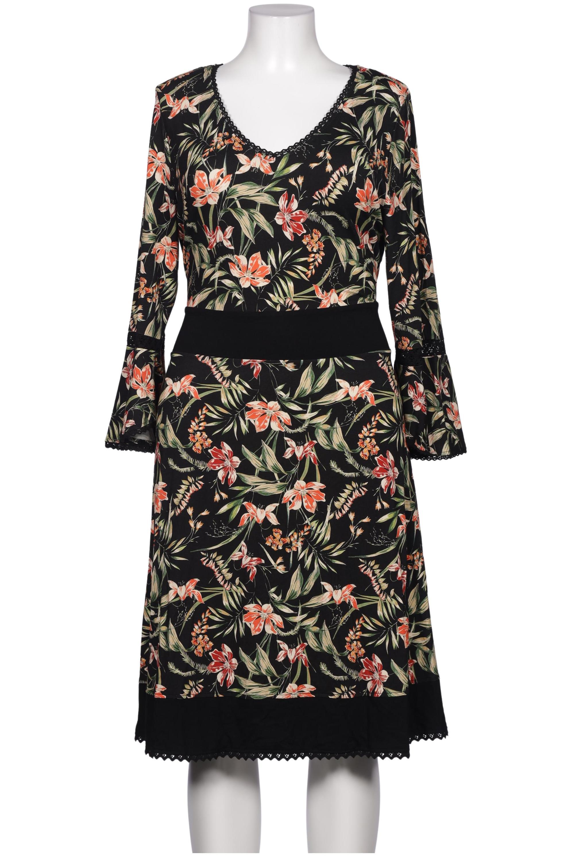

sheego Damen Kleid, schwarz, Gr. 46