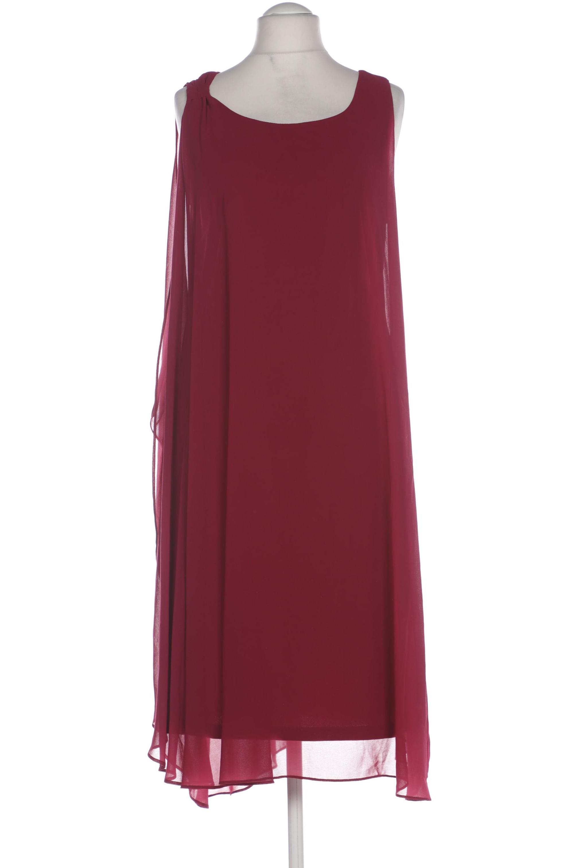 

sheego Damen Kleid, bordeaux, Gr. 46