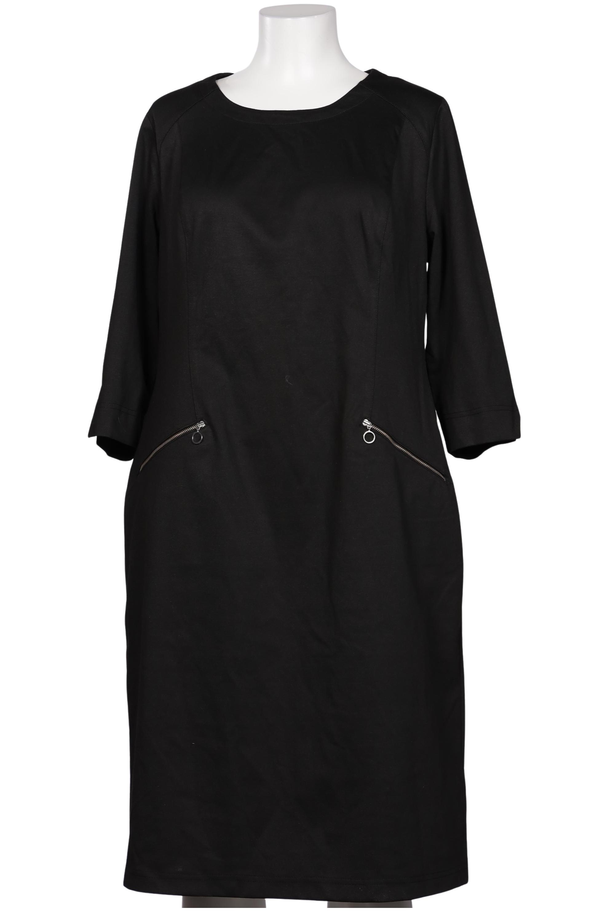 

sheego Damen Kleid, schwarz, Gr. 48