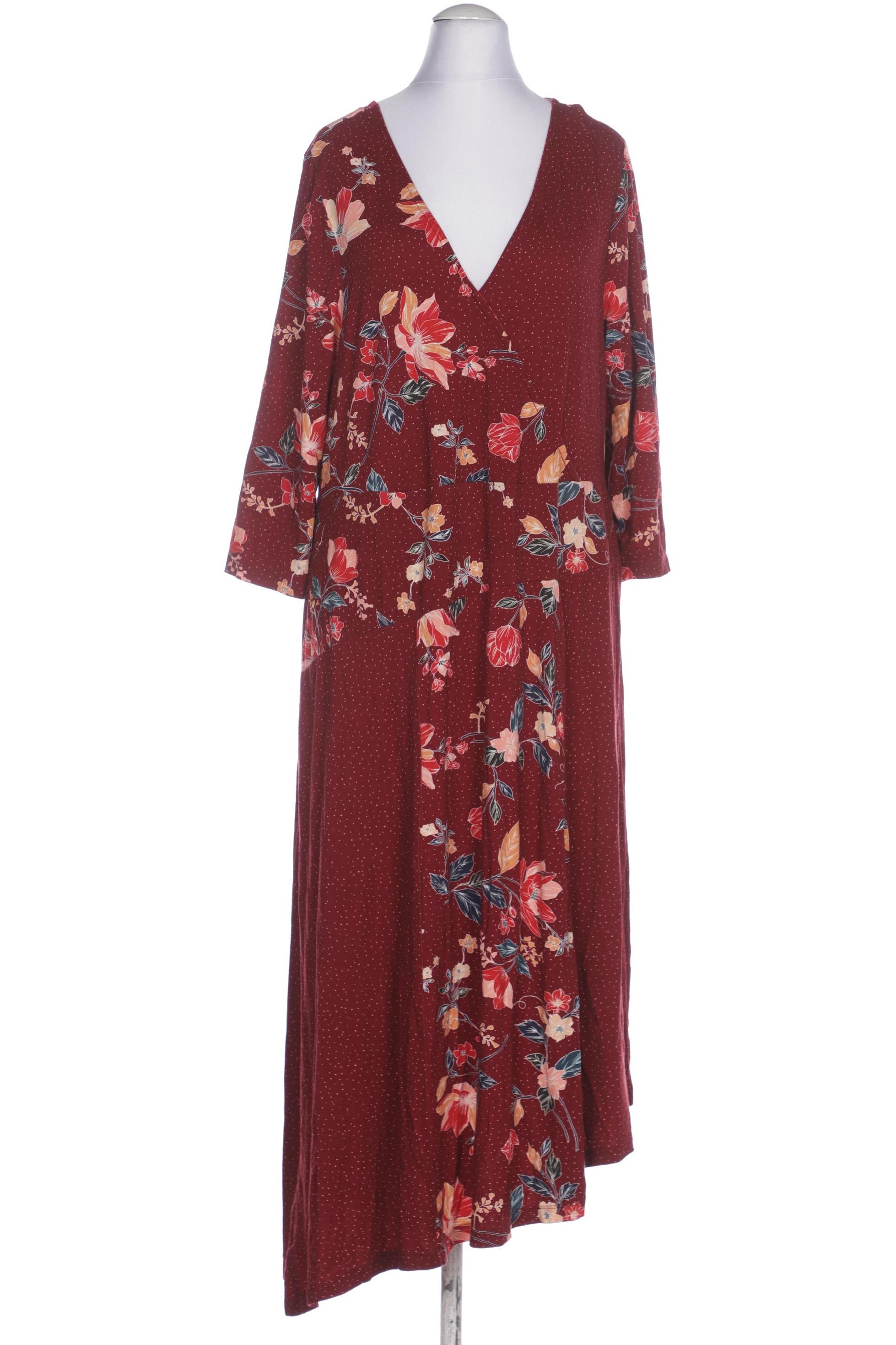 

sheego Damen Kleid, bordeaux, Gr. 44