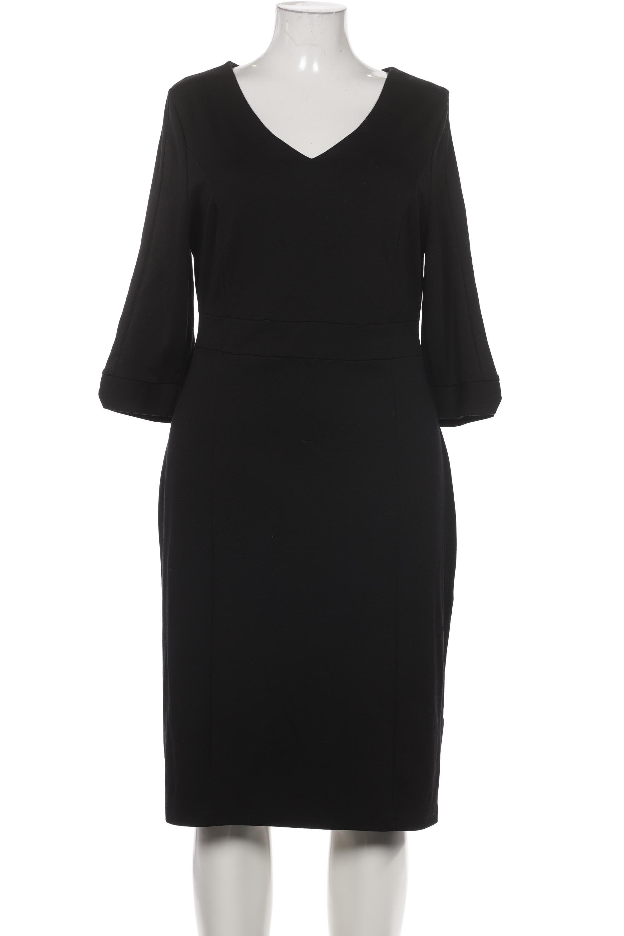 

sheego Damen Kleid, schwarz, Gr. 46