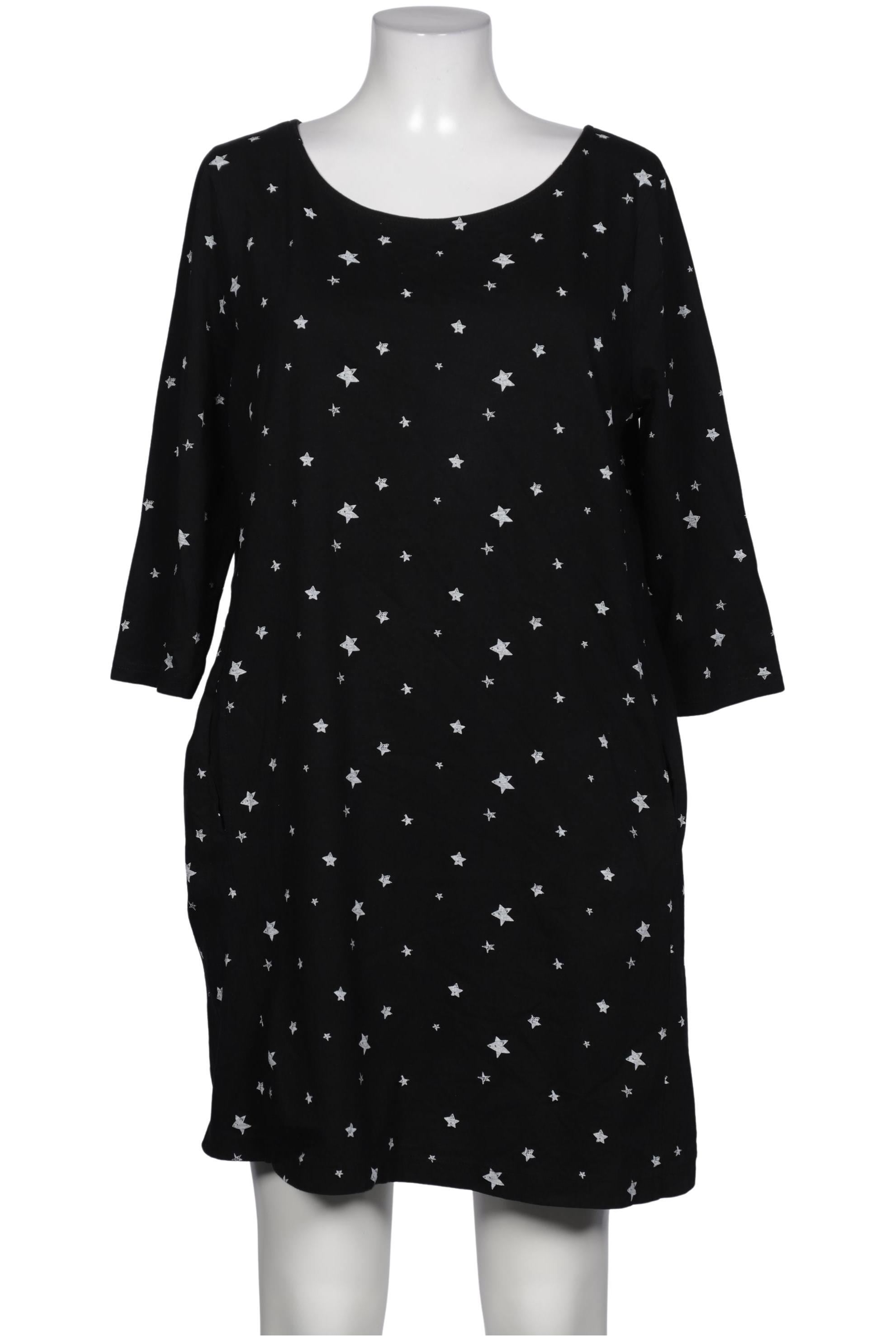 

sheego Damen Kleid, schwarz, Gr. 46