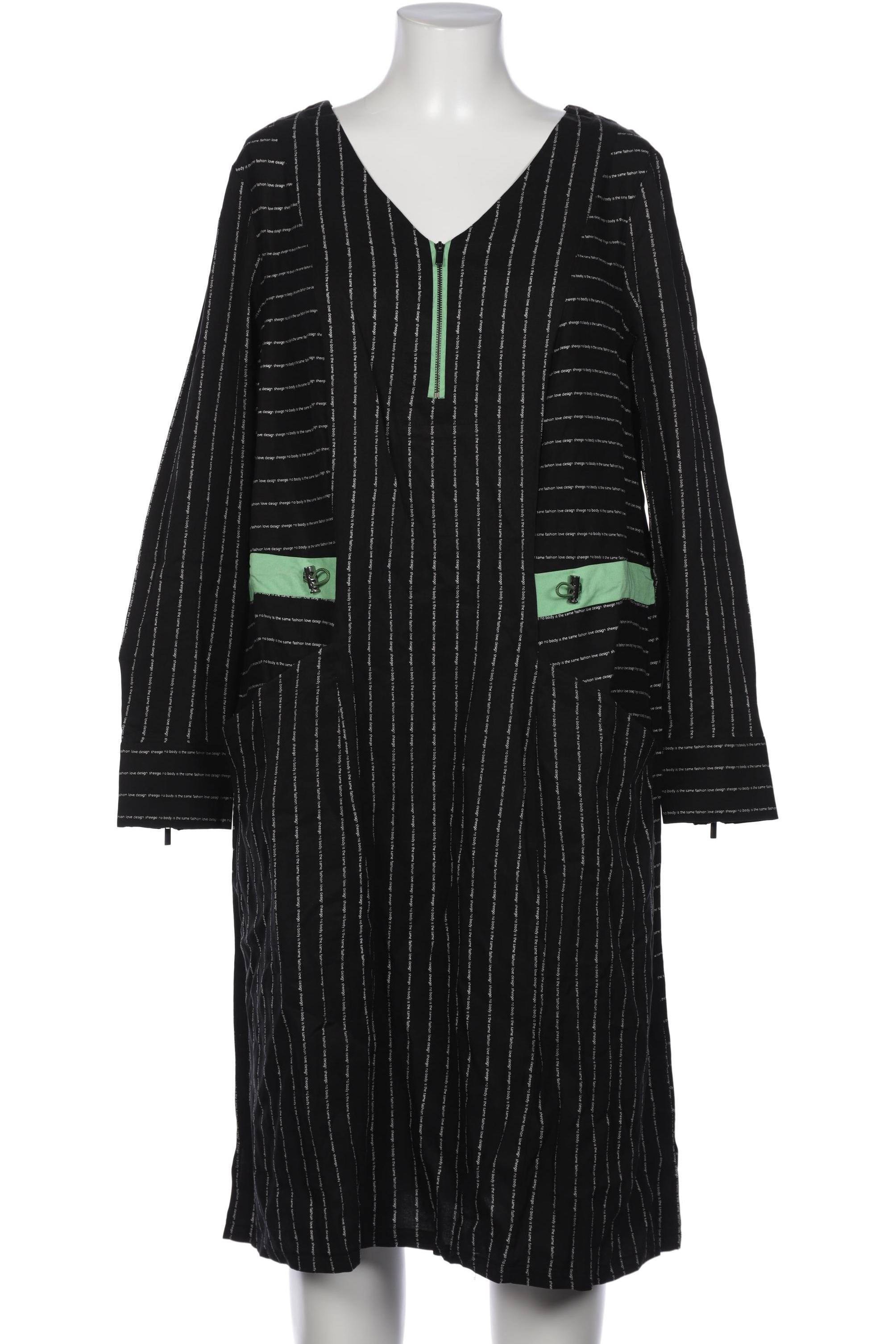 

sheego Damen Kleid, schwarz, Gr. 48