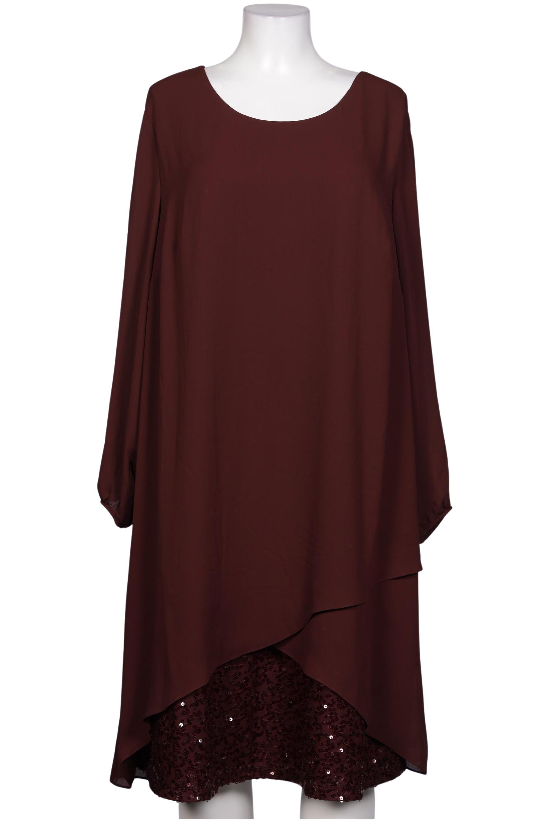 

sheego Damen Kleid, bordeaux, Gr. 50