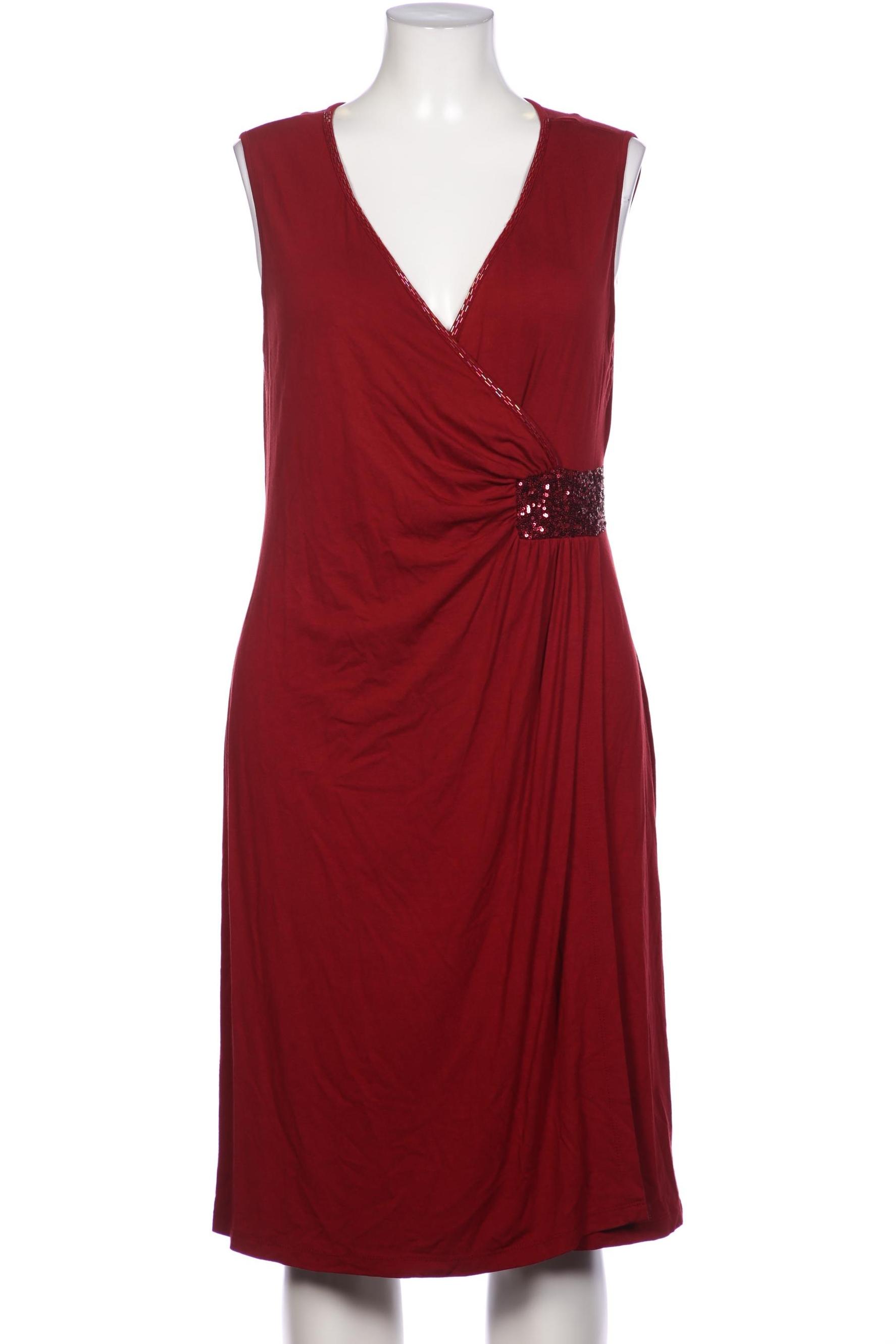 

sheego Damen Kleid, bordeaux, Gr. 42