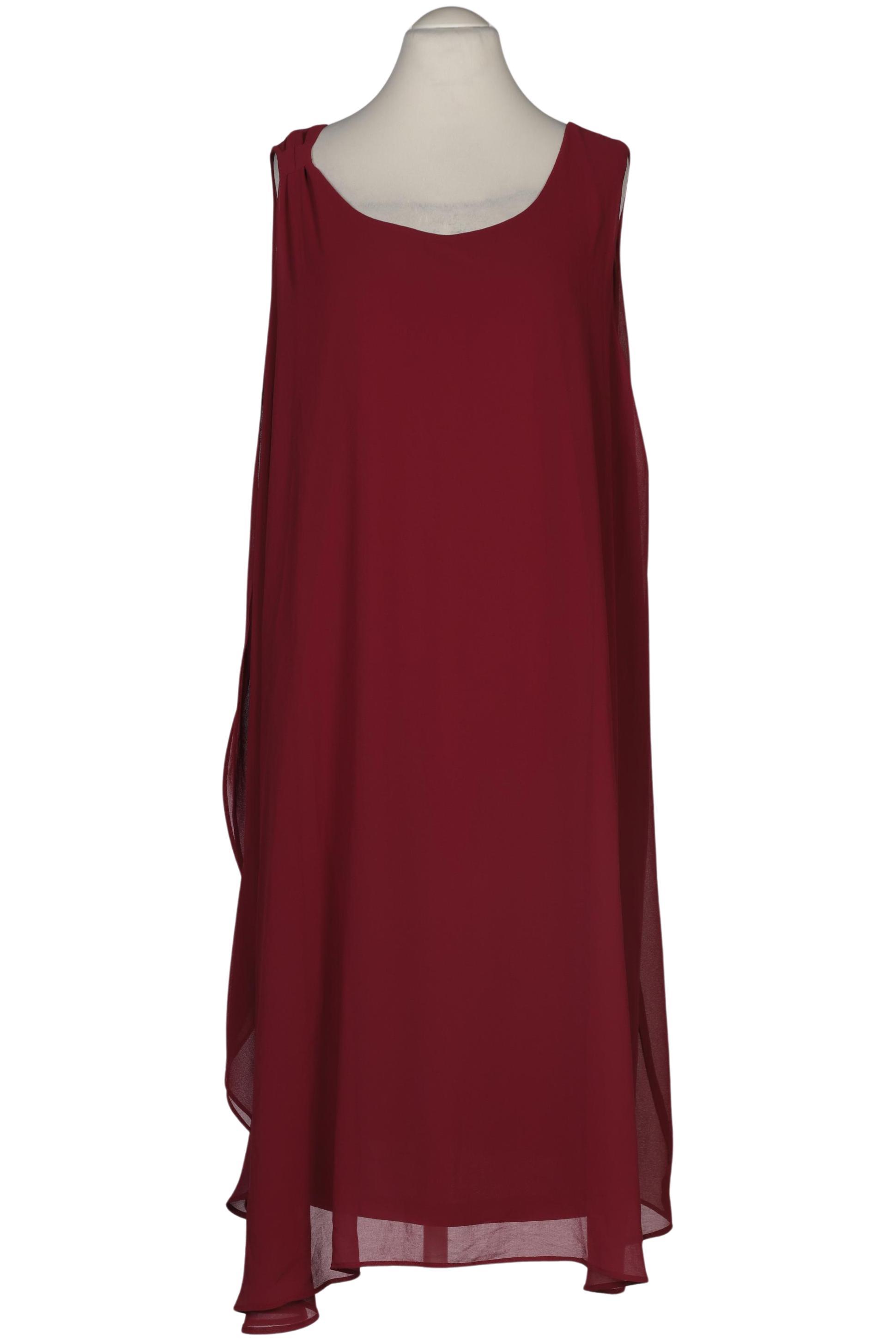 

sheego Damen Kleid, bordeaux, Gr. 52