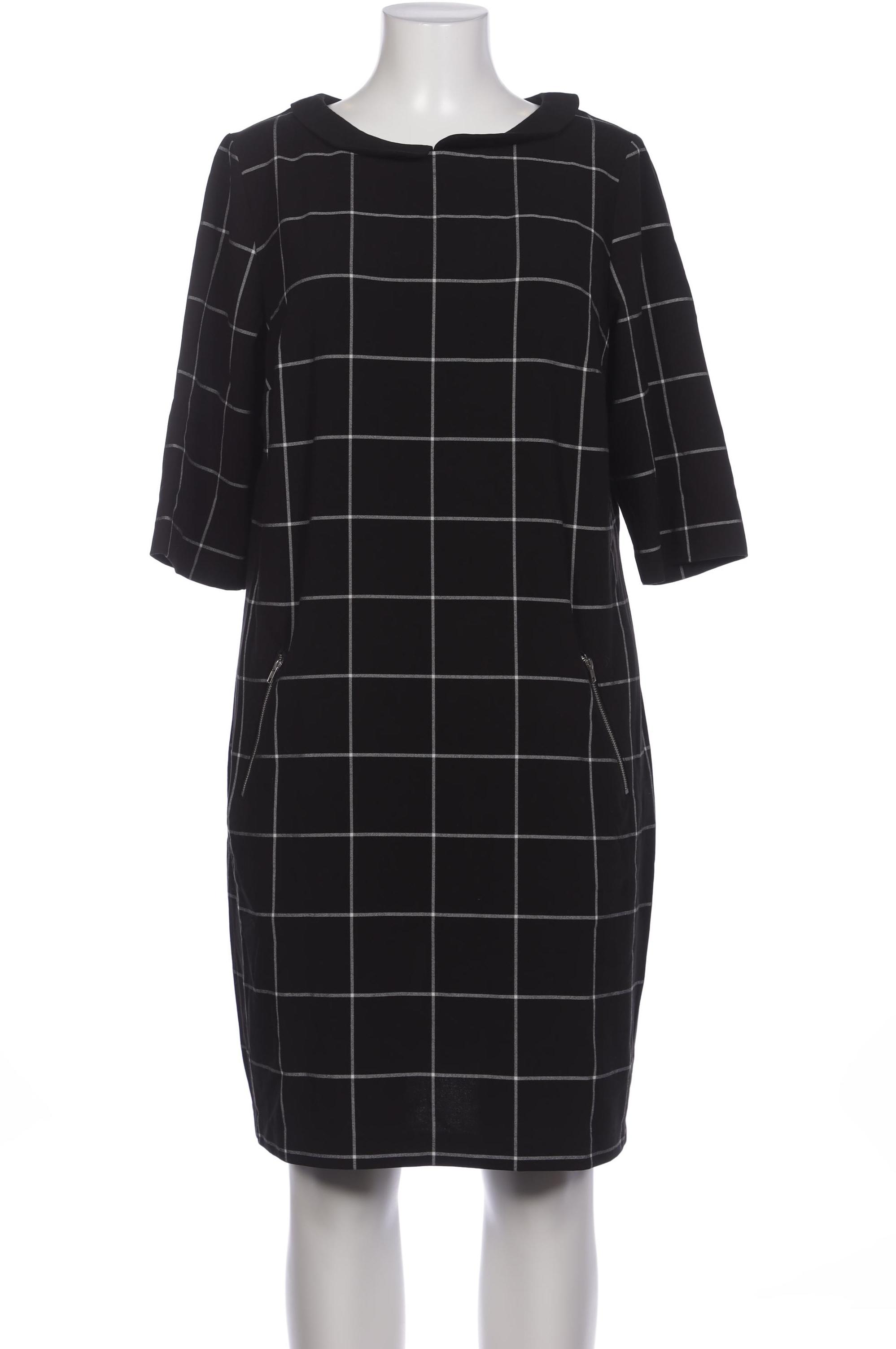 

sheego Damen Kleid, schwarz, Gr. 46