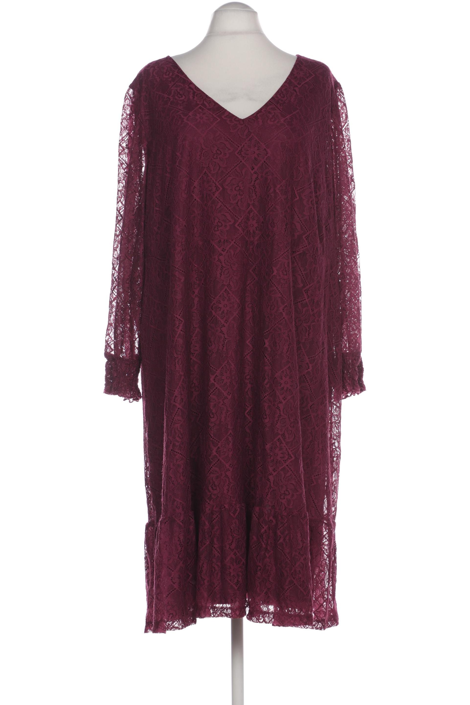 

sheego Damen Kleid, bordeaux, Gr. 56