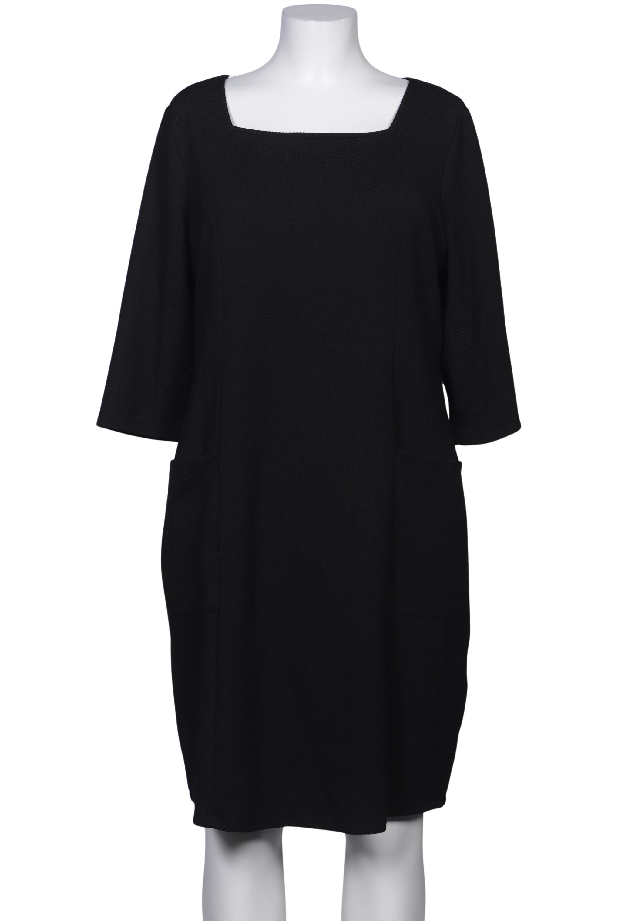 

sheego Damen Kleid, schwarz, Gr. 46