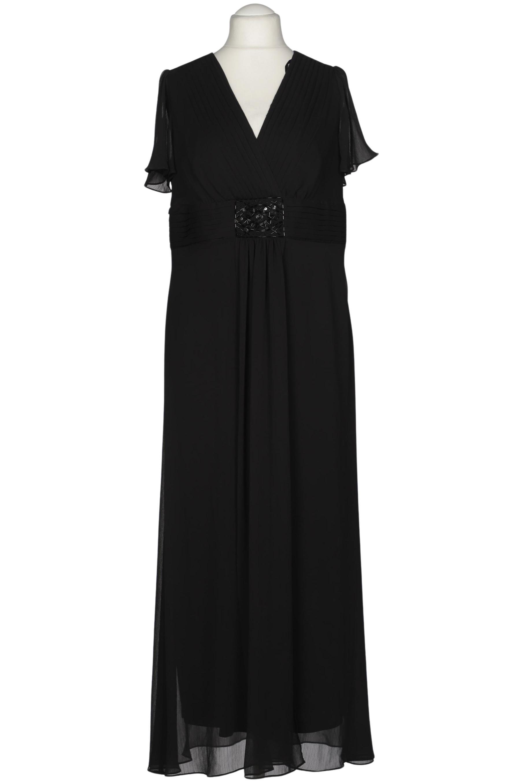 

sheego Damen Kleid, schwarz, Gr. 46