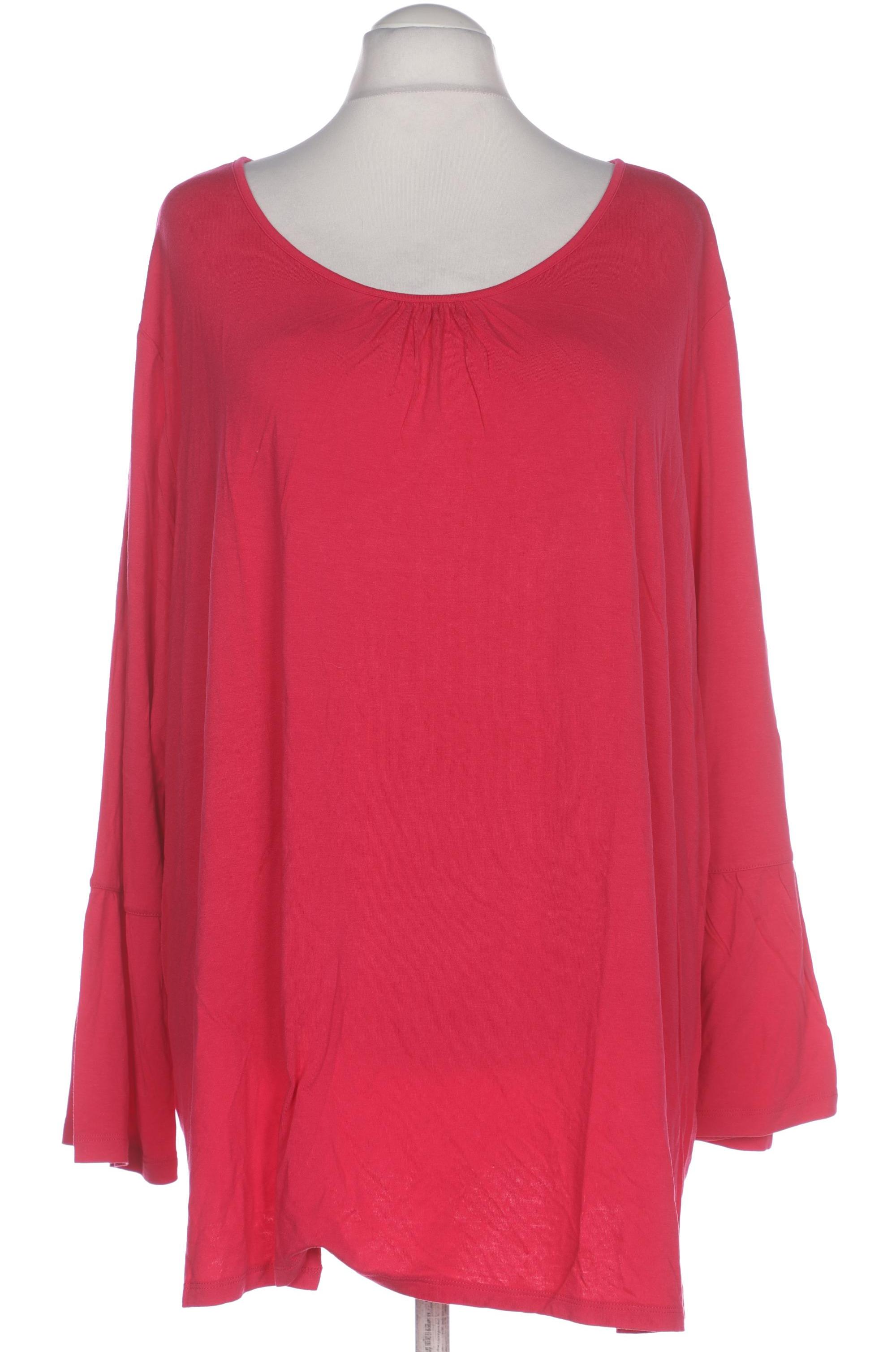 

sheego Damen Langarmshirt, pink, Gr. 56