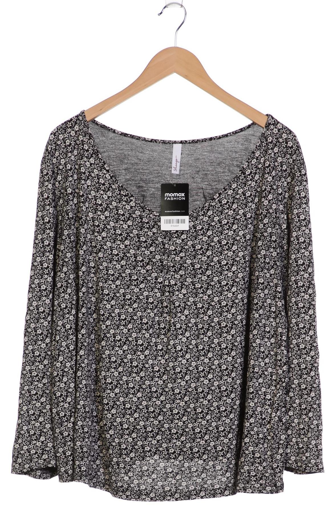 

sheego Damen Langarmshirt, schwarz, Gr. 44