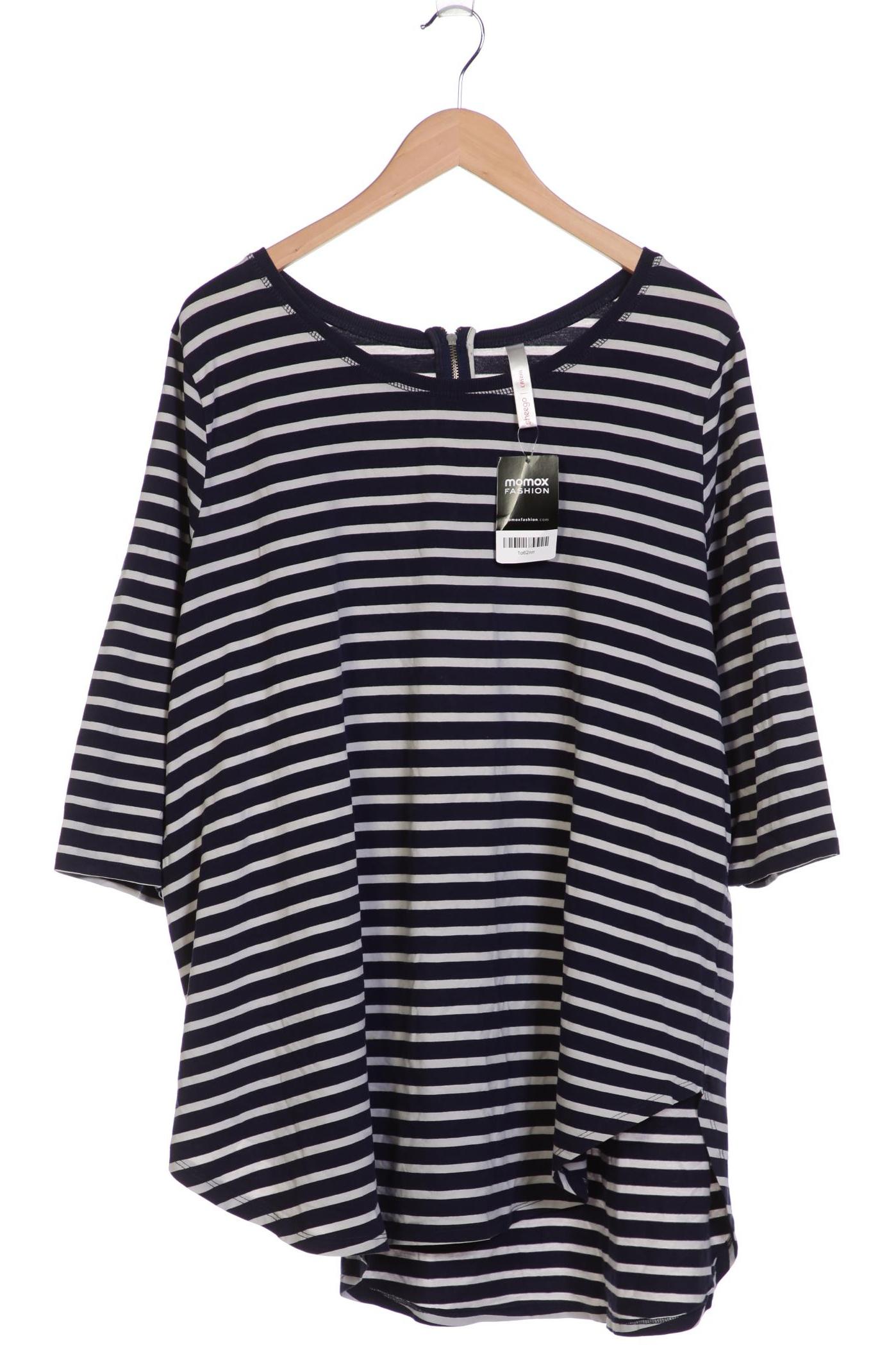 

sheego Damen Langarmshirt, marineblau, Gr. 48