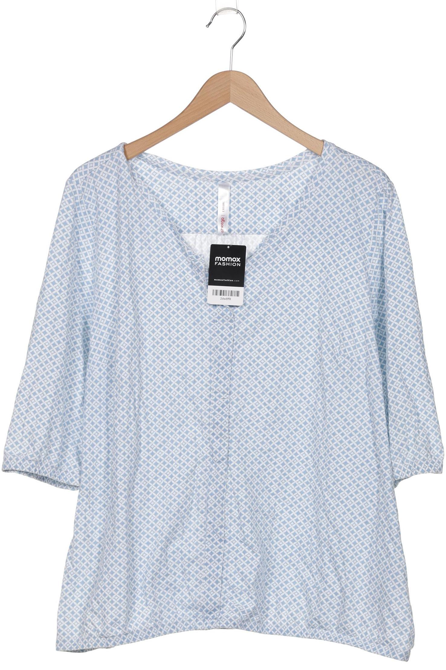 

sheego Damen Langarmshirt, hellblau, Gr. 48