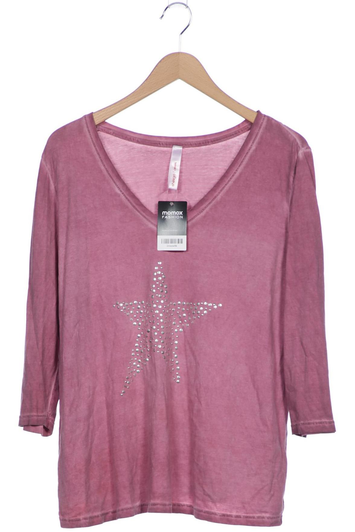 

sheego Damen Langarmshirt, pink, Gr. 44