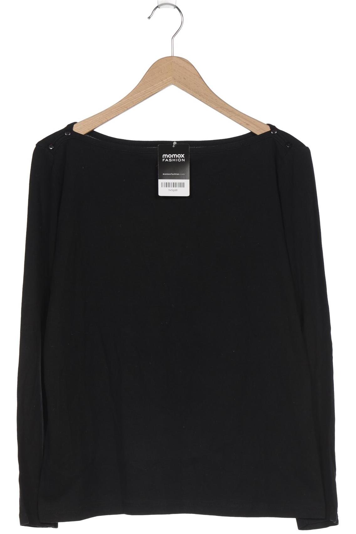

sheego Damen Langarmshirt, schwarz
