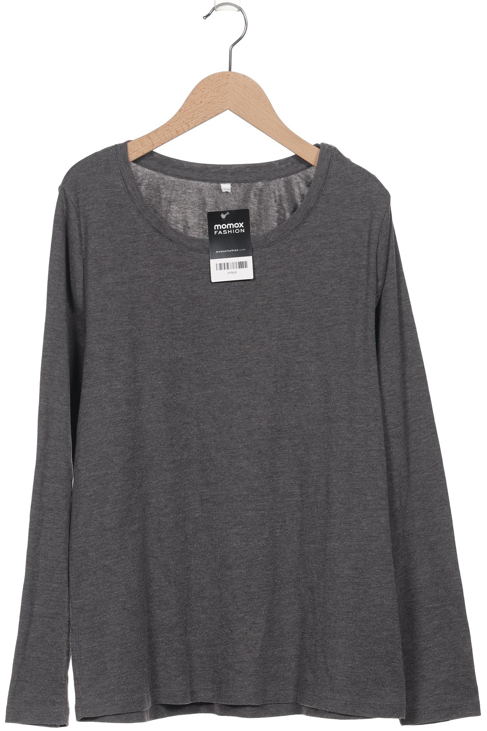 

sheego Damen Langarmshirt, grau, Gr. 44