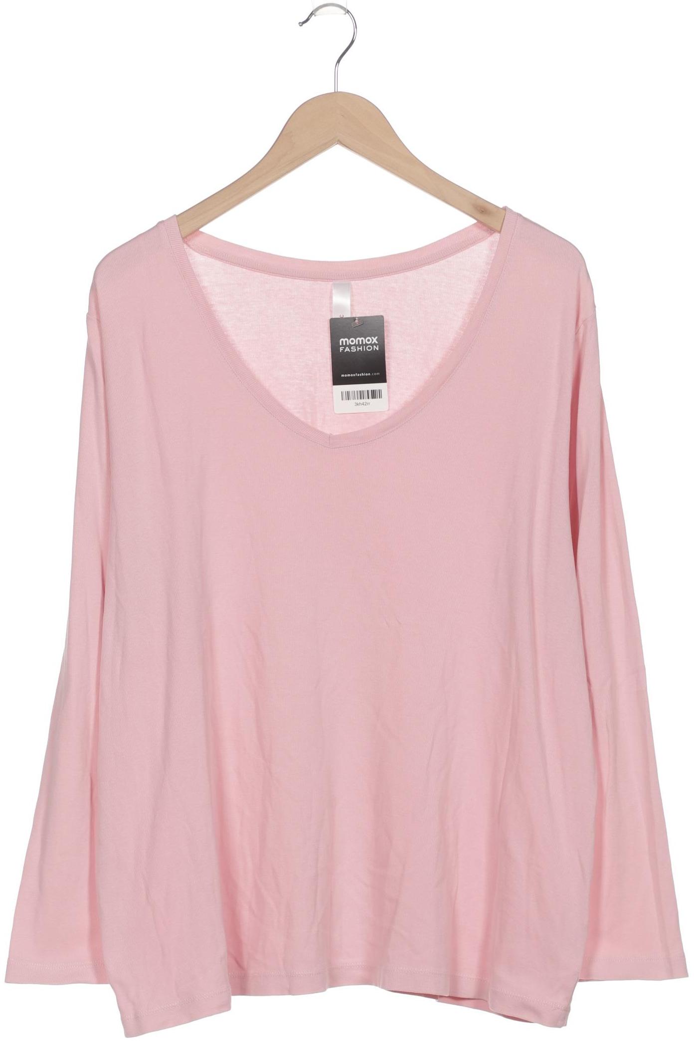 

sheego Damen Langarmshirt, pink, Gr. 48