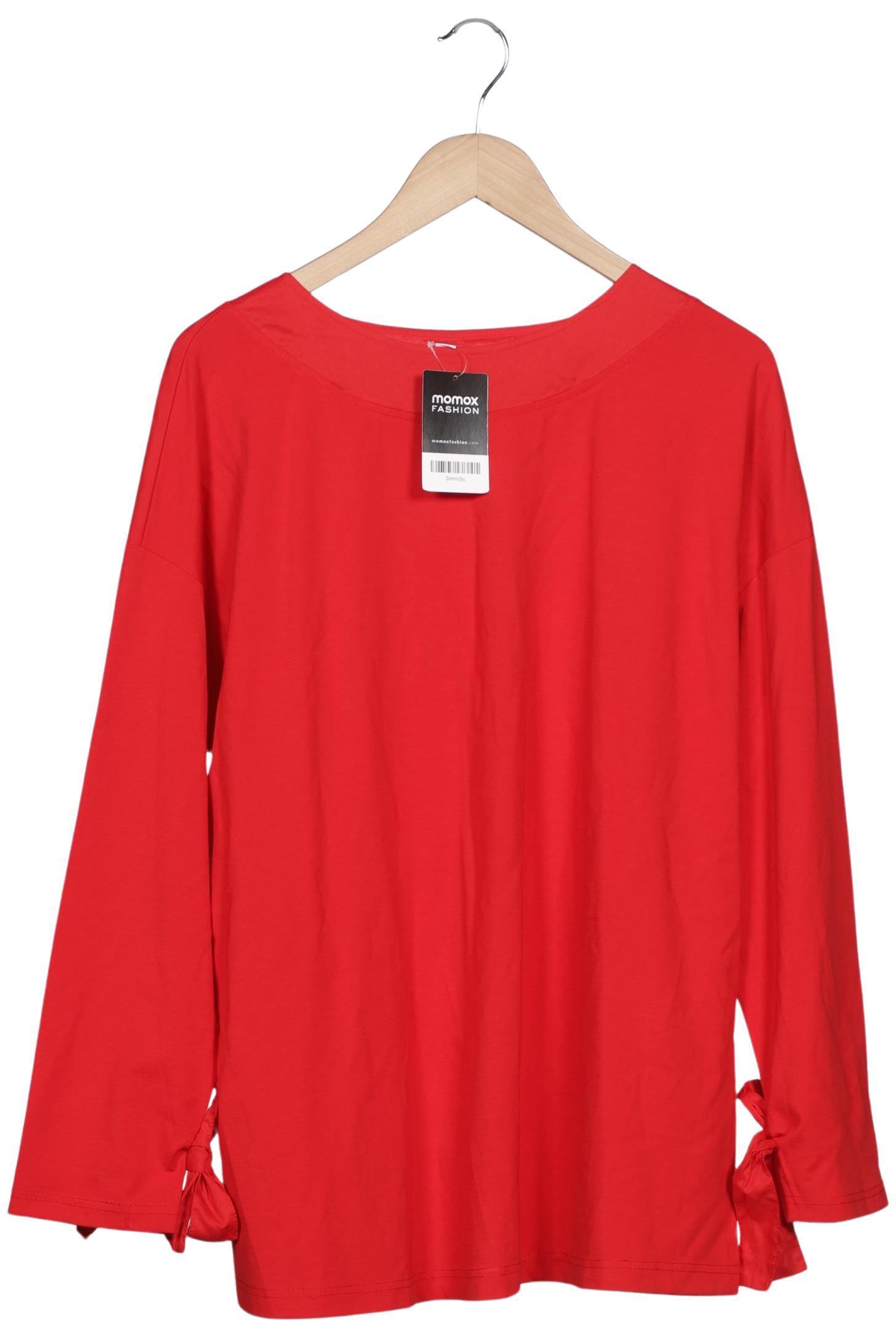

sheego Damen Langarmshirt, rot, Gr. 48