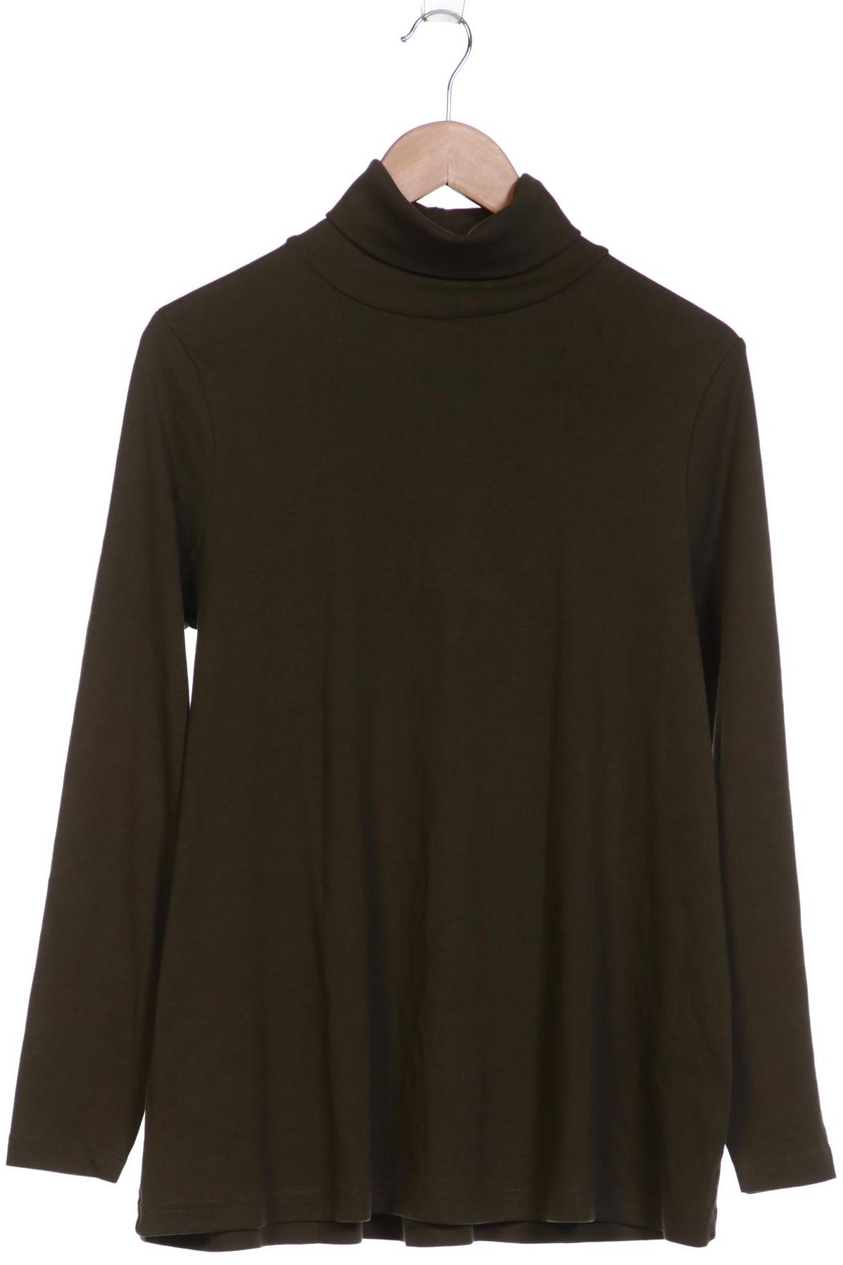 

sheego Damen Langarmshirt, grün, Gr. 40