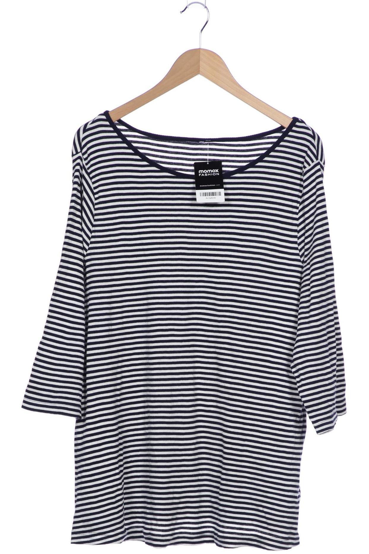

sheego Damen Langarmshirt, marineblau, Gr. 44