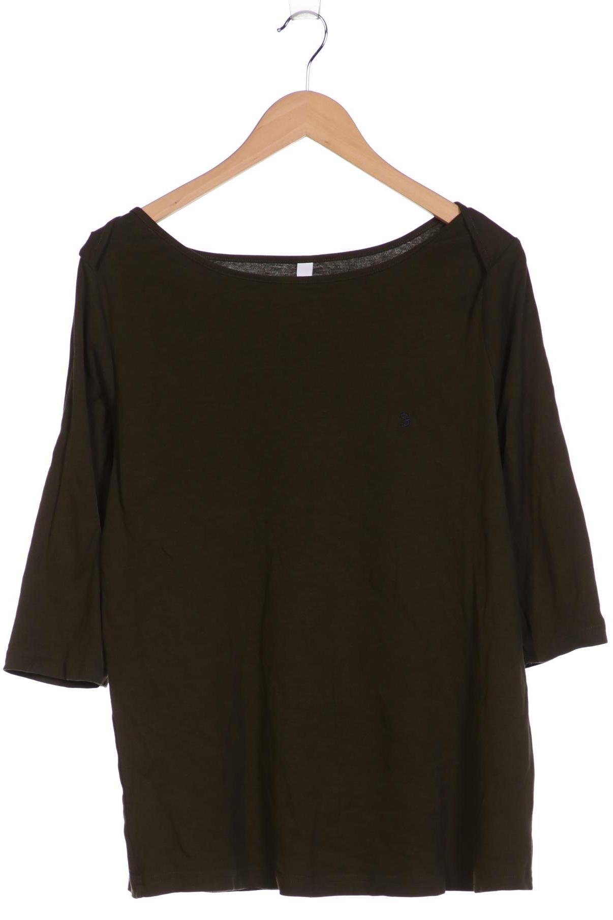 

sheego Damen Langarmshirt, grün, Gr. 44