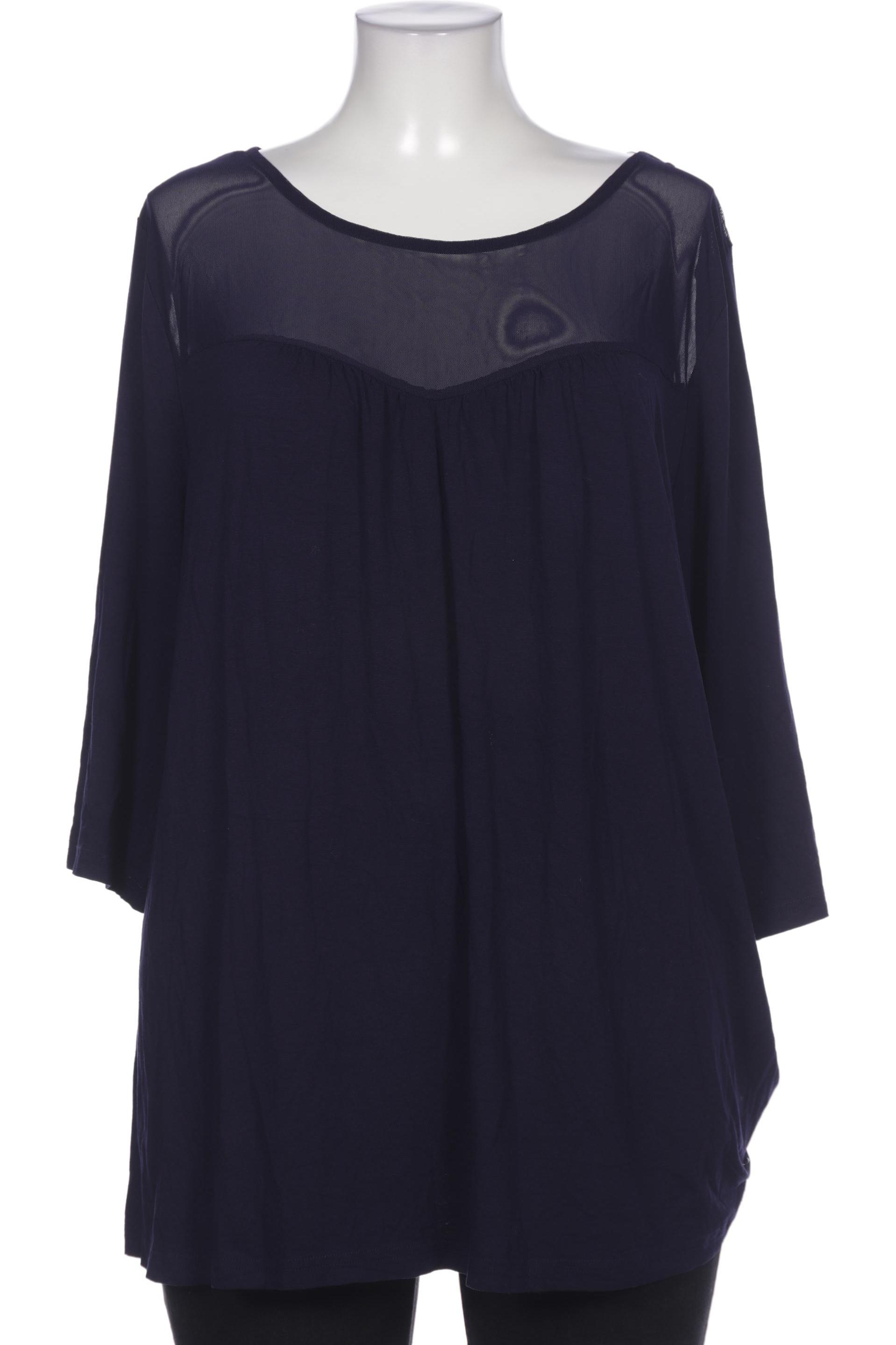 

sheego Damen Langarmshirt, marineblau