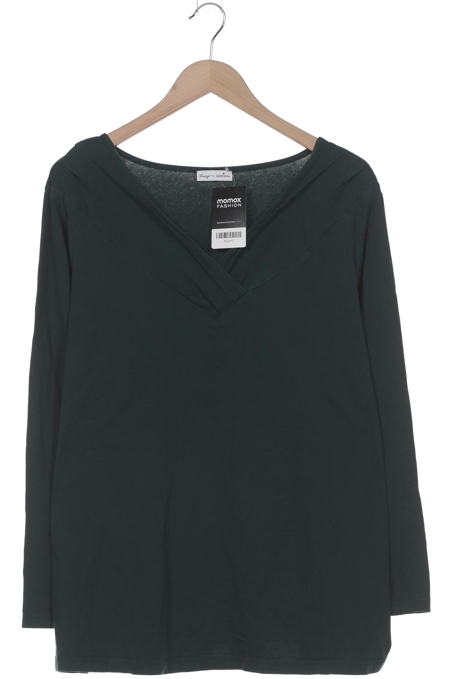 

sheego Damen Langarmshirt, türkis, Gr. 52