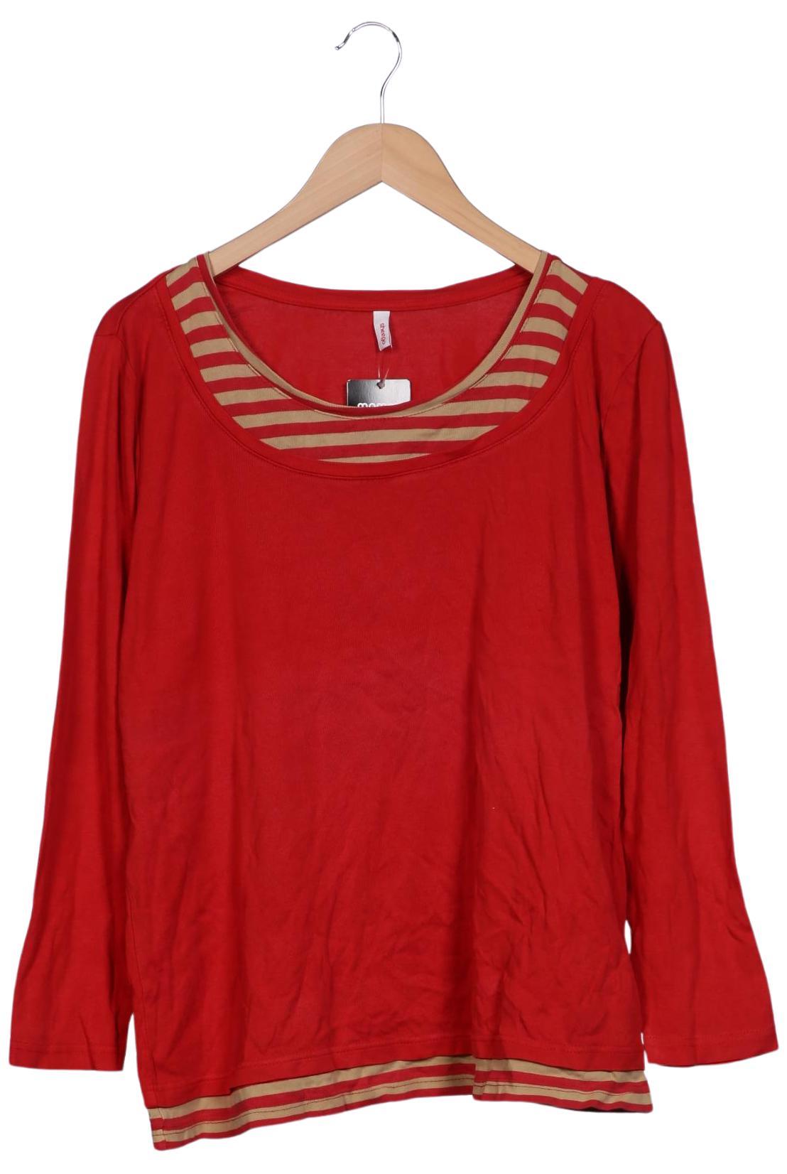 

sheego Damen Langarmshirt, rot, Gr. 44
