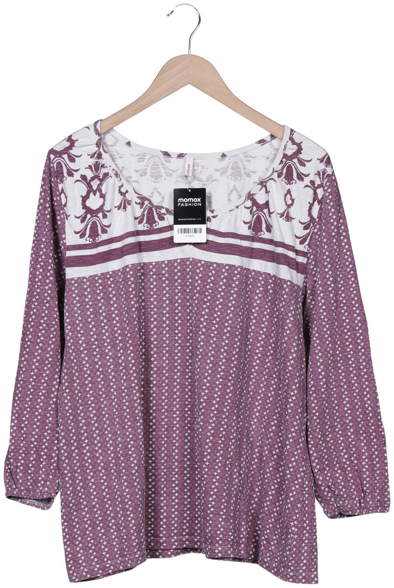 

sheego Damen Langarmshirt, mehrfarbig, Gr. 46