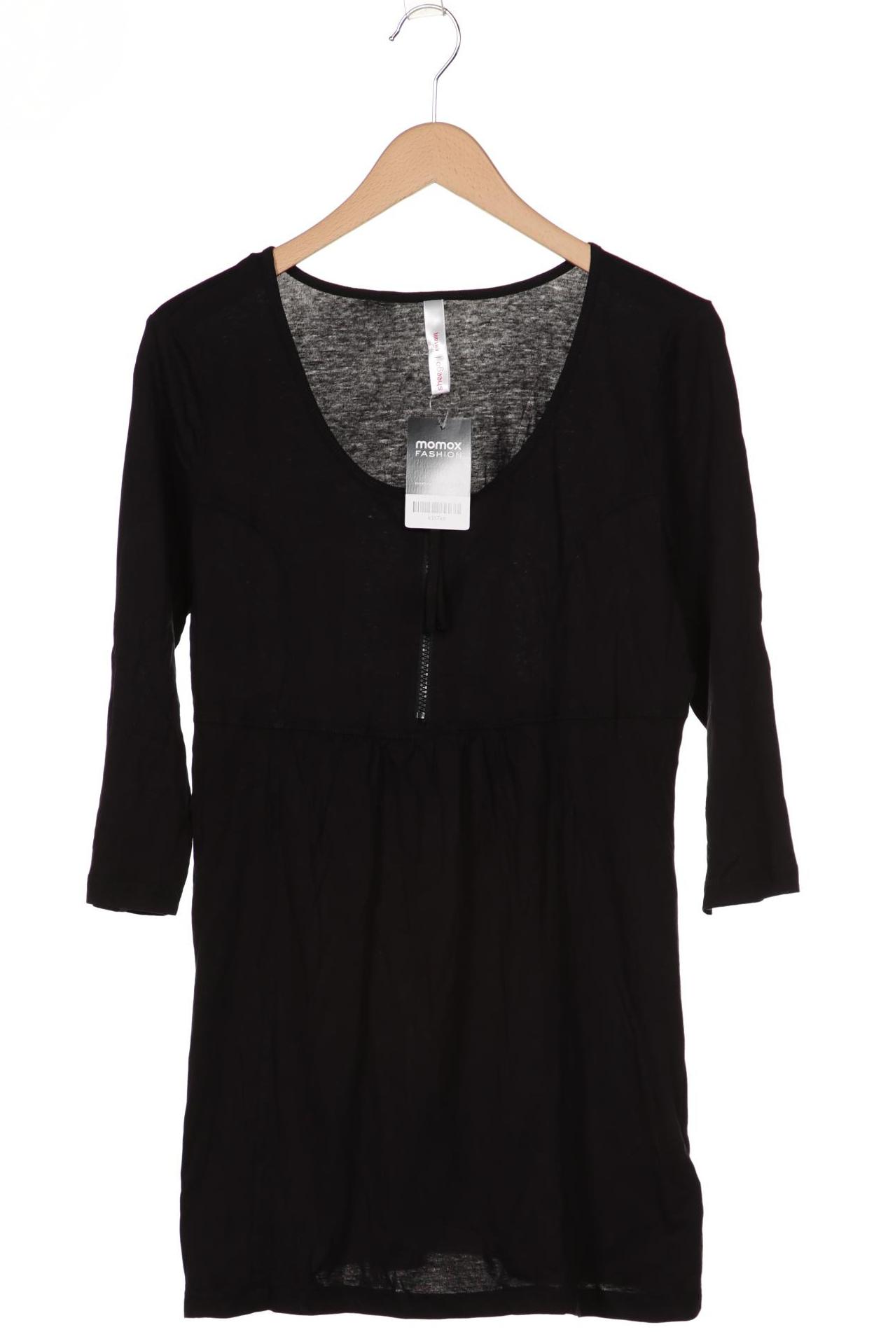 

sheego Damen Langarmshirt, schwarz