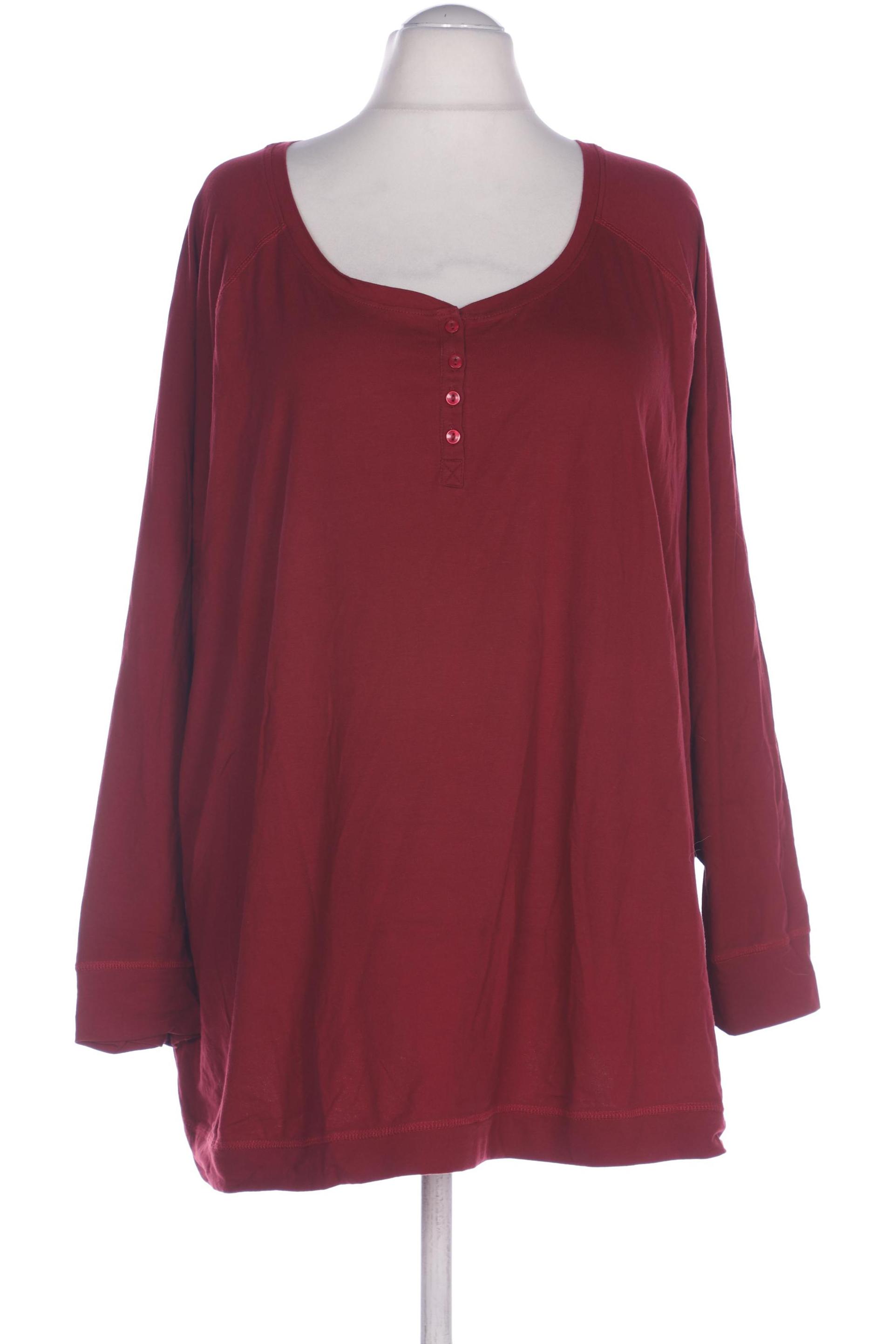 

sheego Damen Langarmshirt, bordeaux