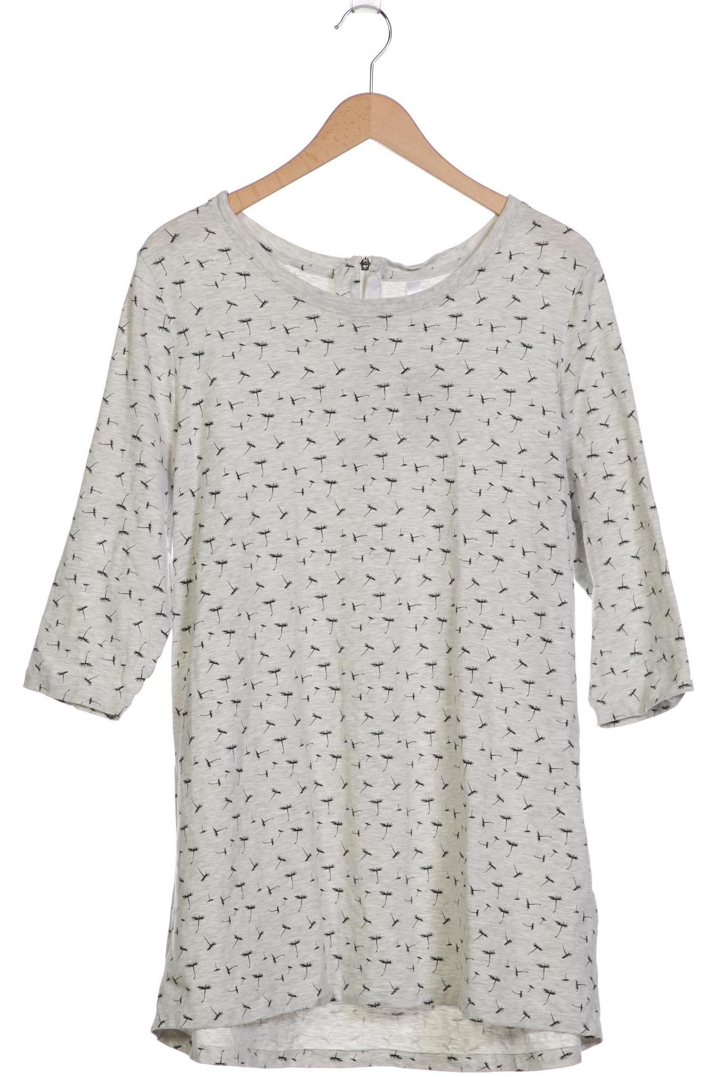 

sheego Damen Langarmshirt, grau, Gr. 44