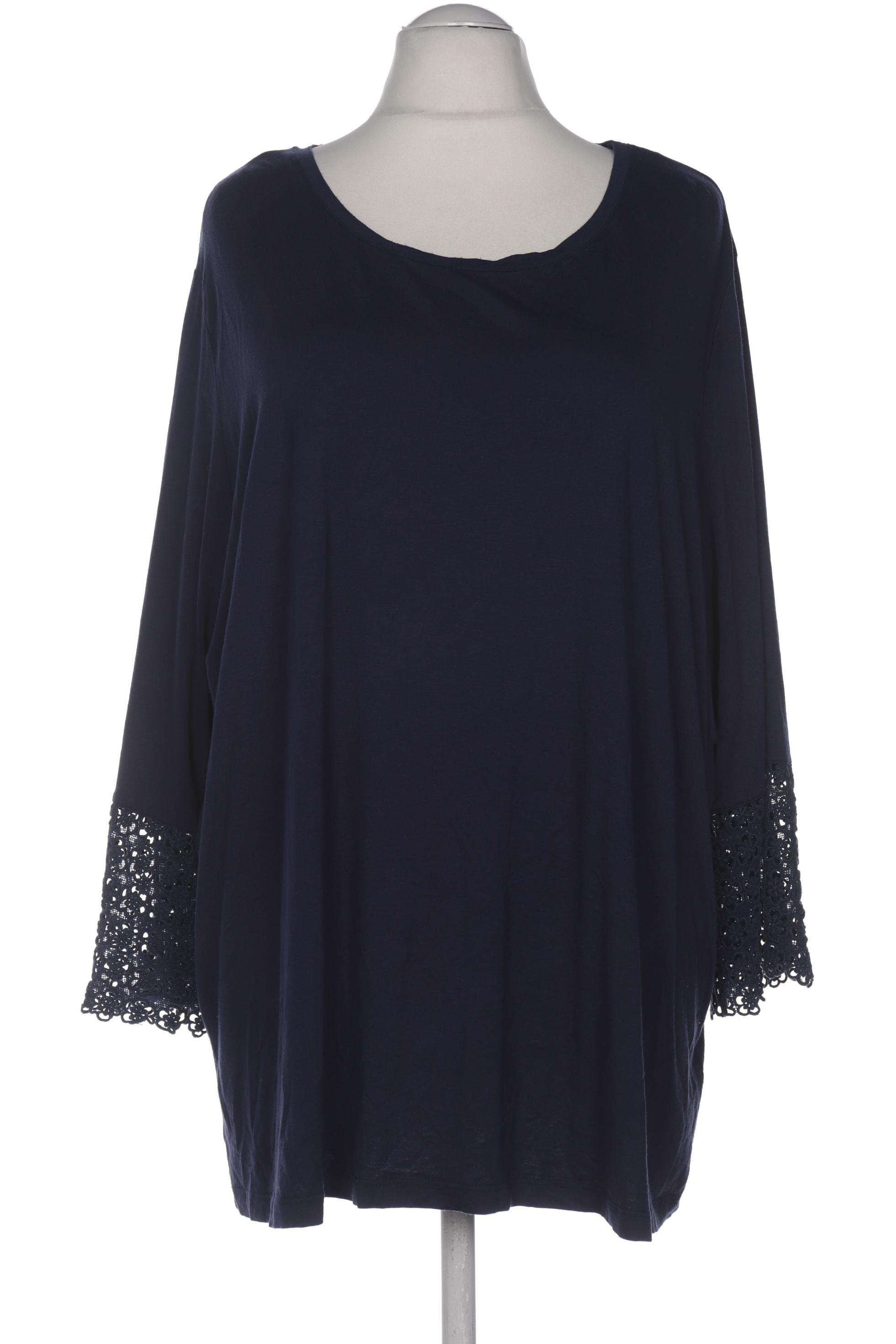 

sheego Damen Langarmshirt, marineblau