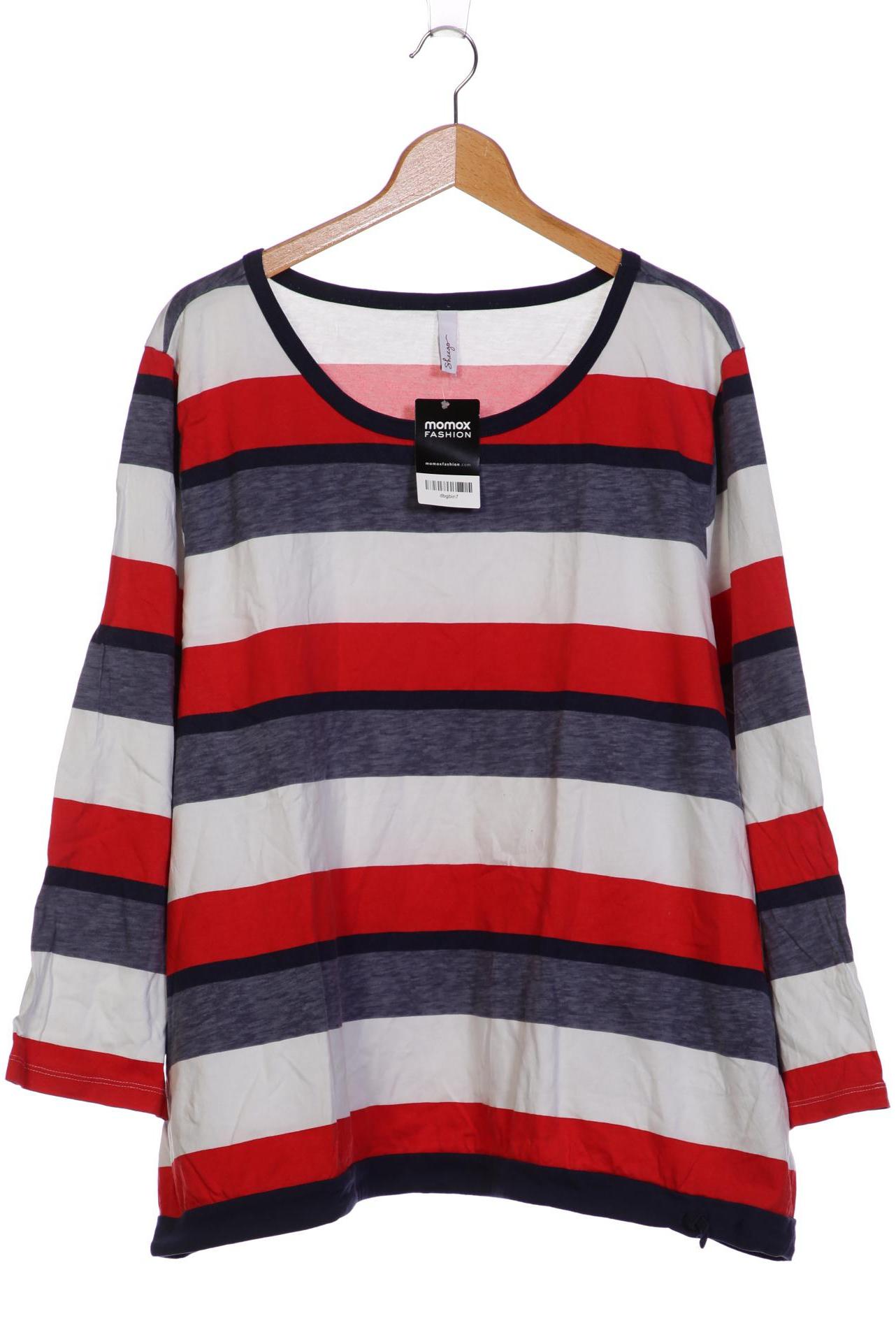 

sheego Damen Langarmshirt, mehrfarbig, Gr. 56