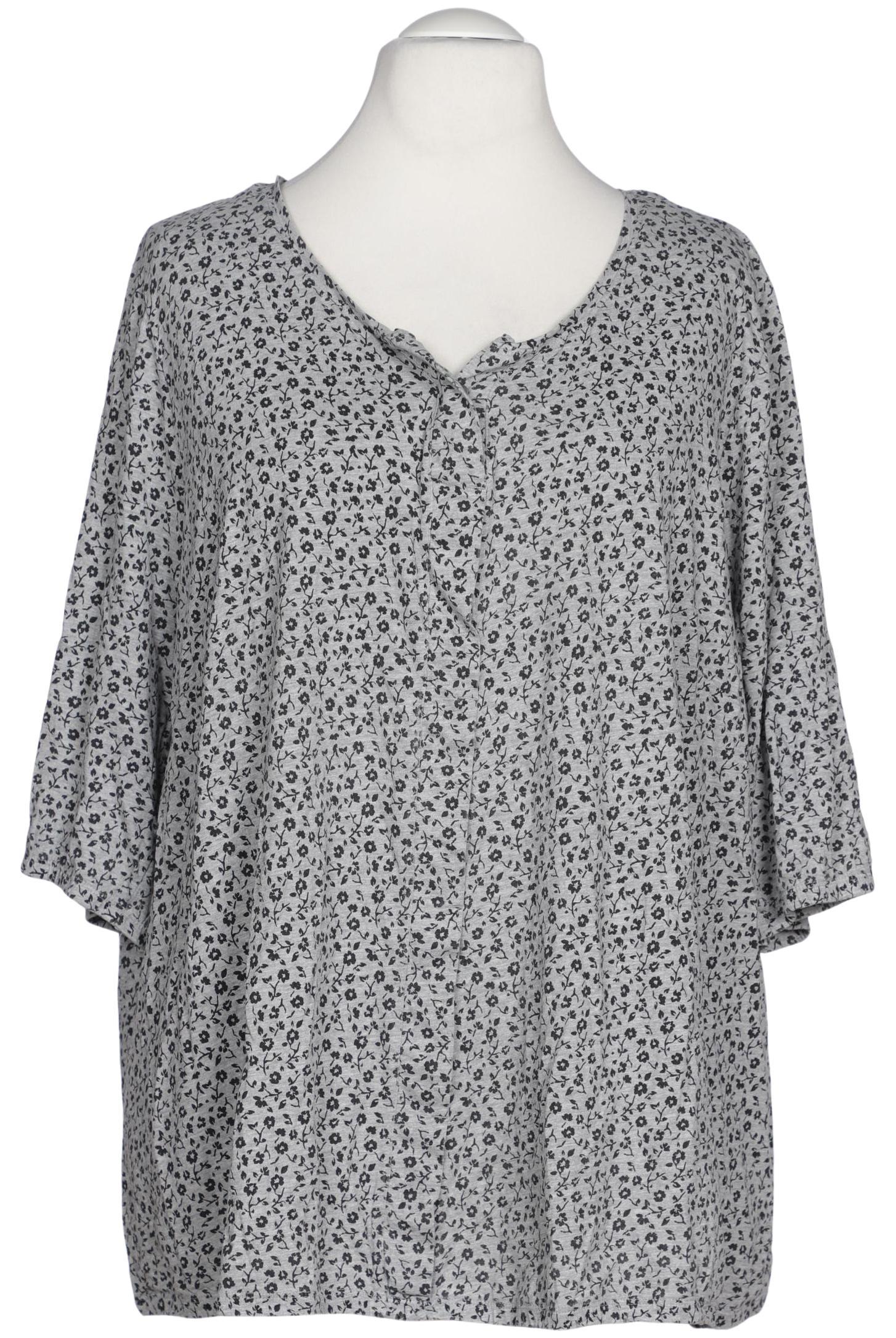 

sheego Damen Langarmshirt, grau, Gr. 56