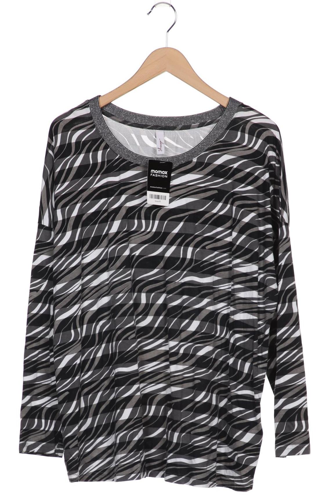

sheego Damen Langarmshirt, grau, Gr. 48