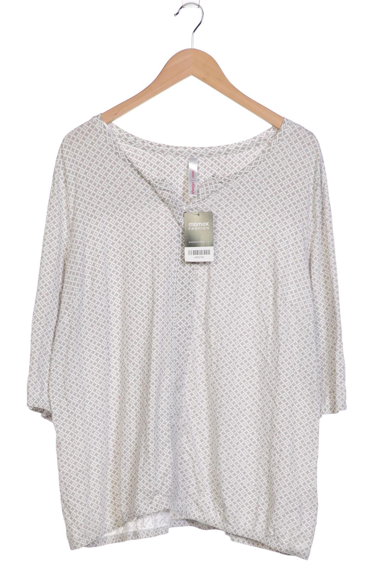 

sheego Damen Langarmshirt, grau, Gr. 48