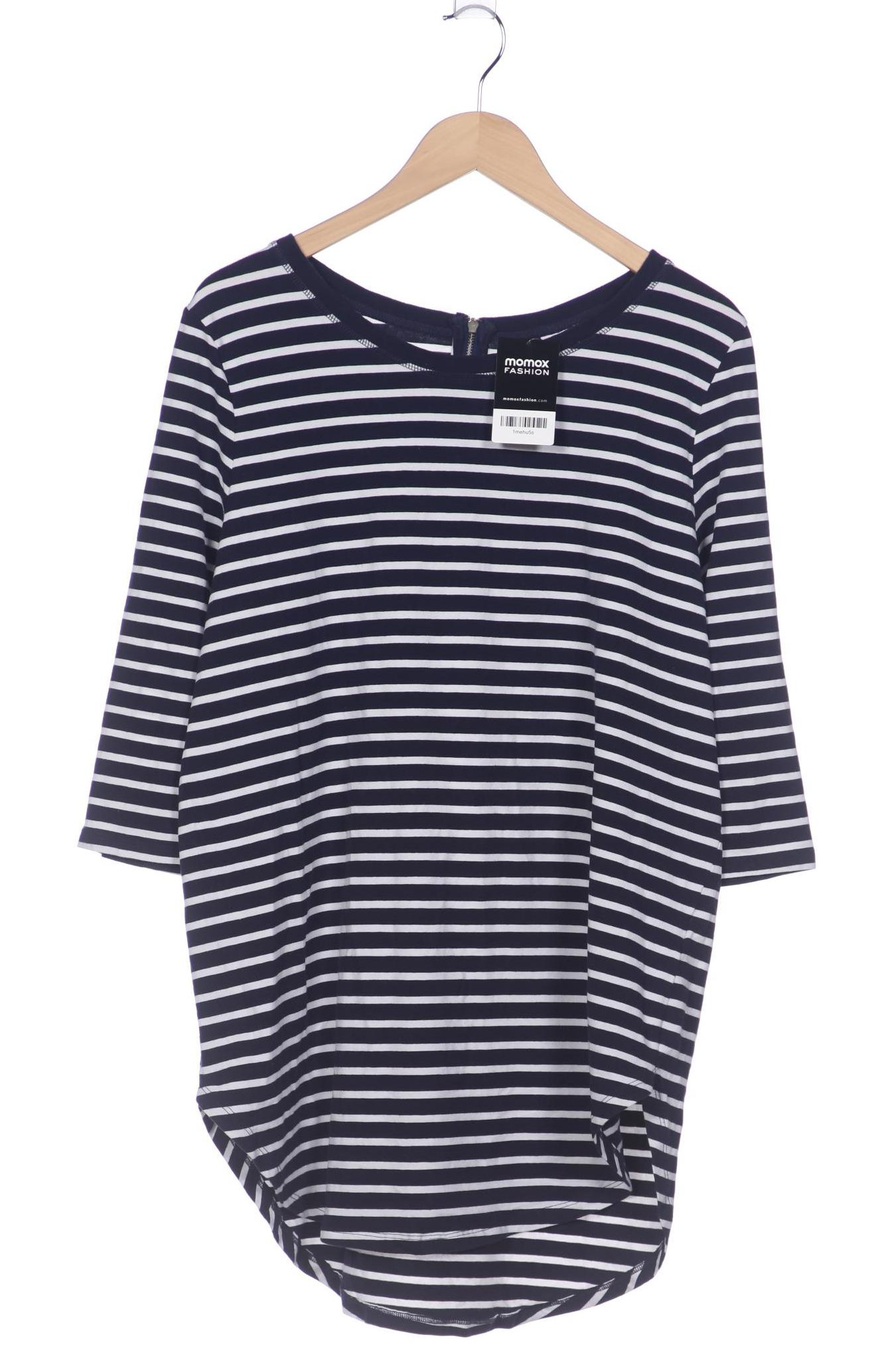 

sheego Damen Langarmshirt, marineblau, Gr. 40