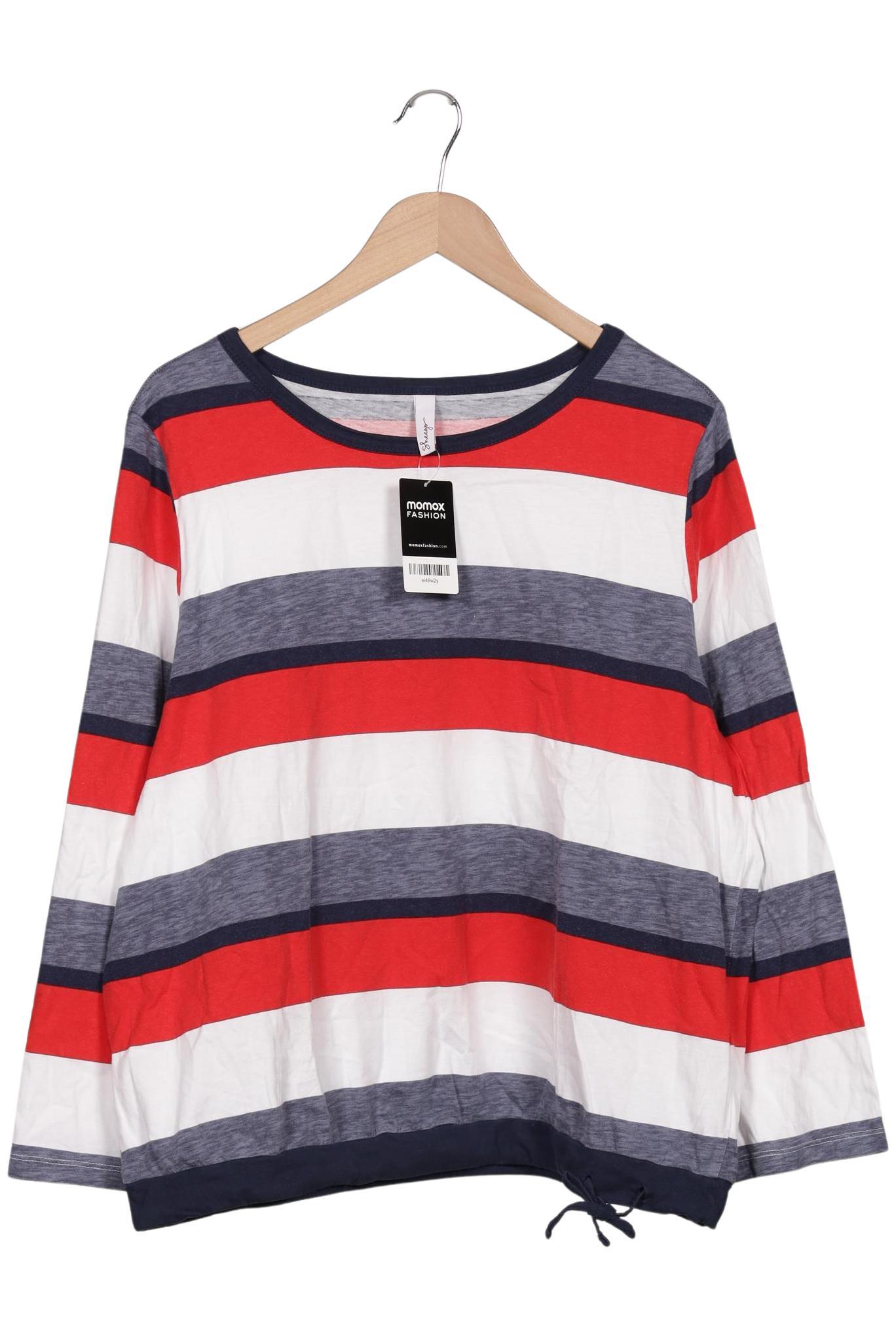 

sheego Damen Langarmshirt, mehrfarbig, Gr. 44