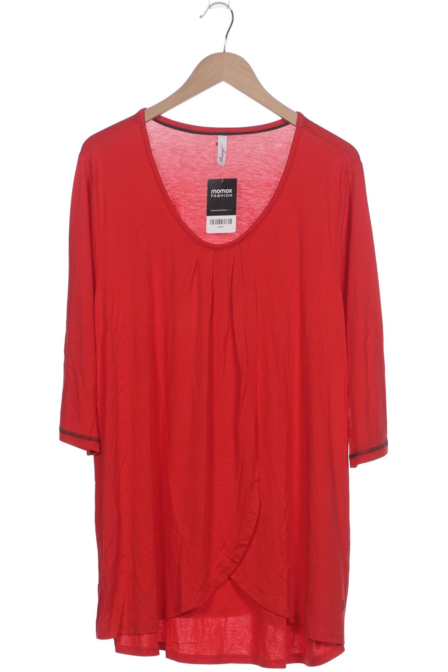 

sheego Damen Langarmshirt, rot, Gr. 44