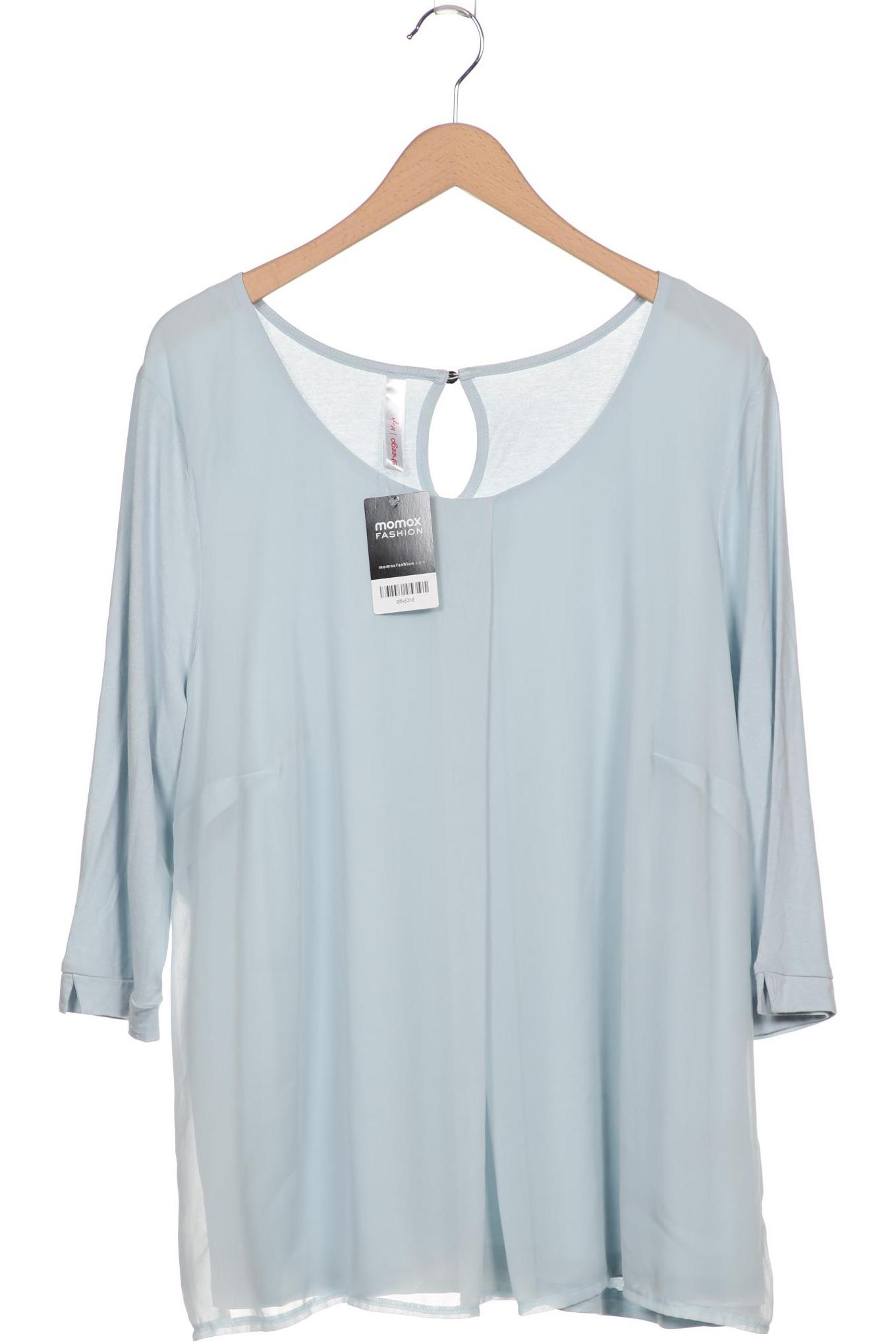 

sheego Damen Langarmshirt, hellblau
