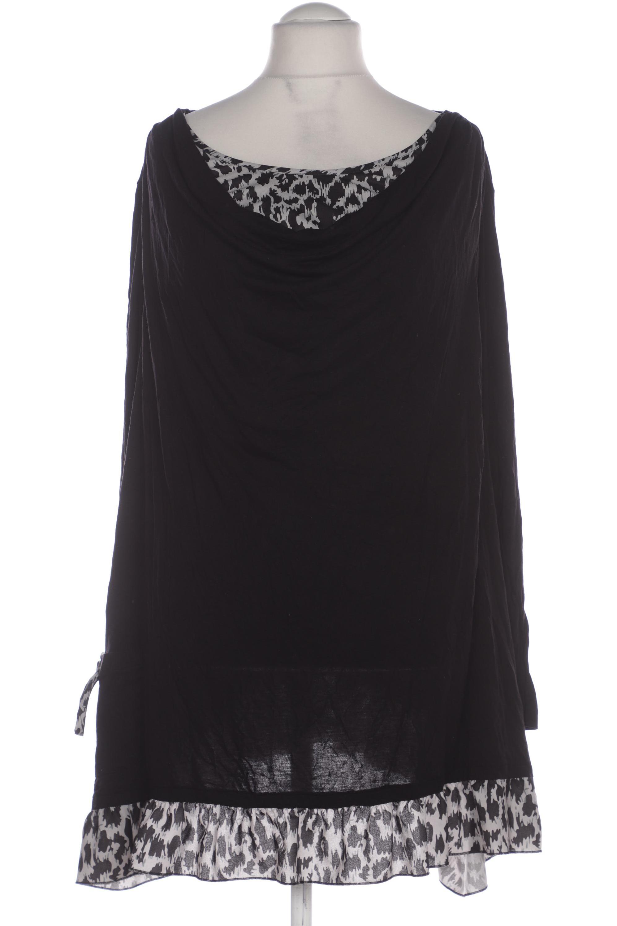

sheego Damen Langarmshirt, schwarz, Gr. 56