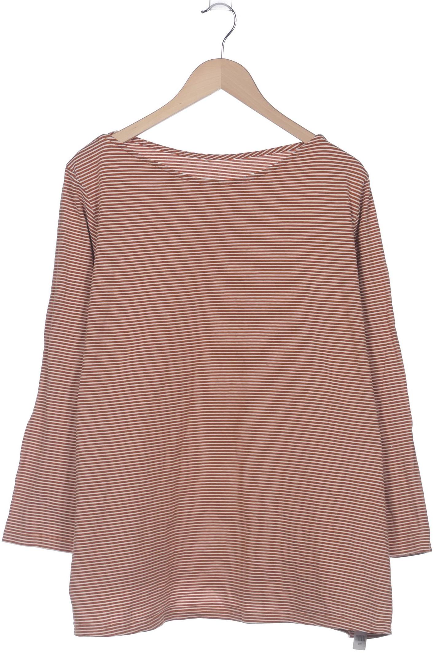 

sheego Damen Langarmshirt, orange, Gr. 52