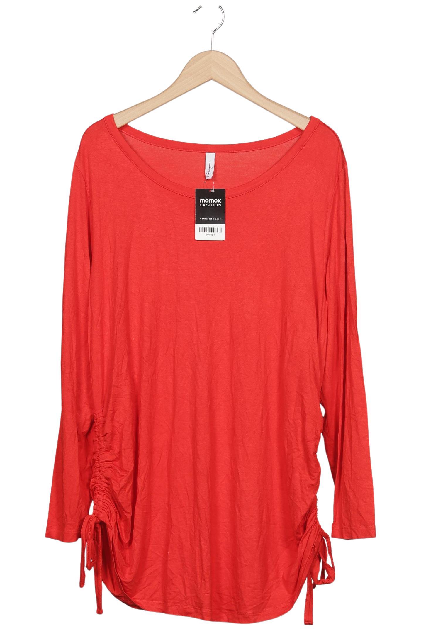 

sheego Damen Langarmshirt, rot, Gr. 48