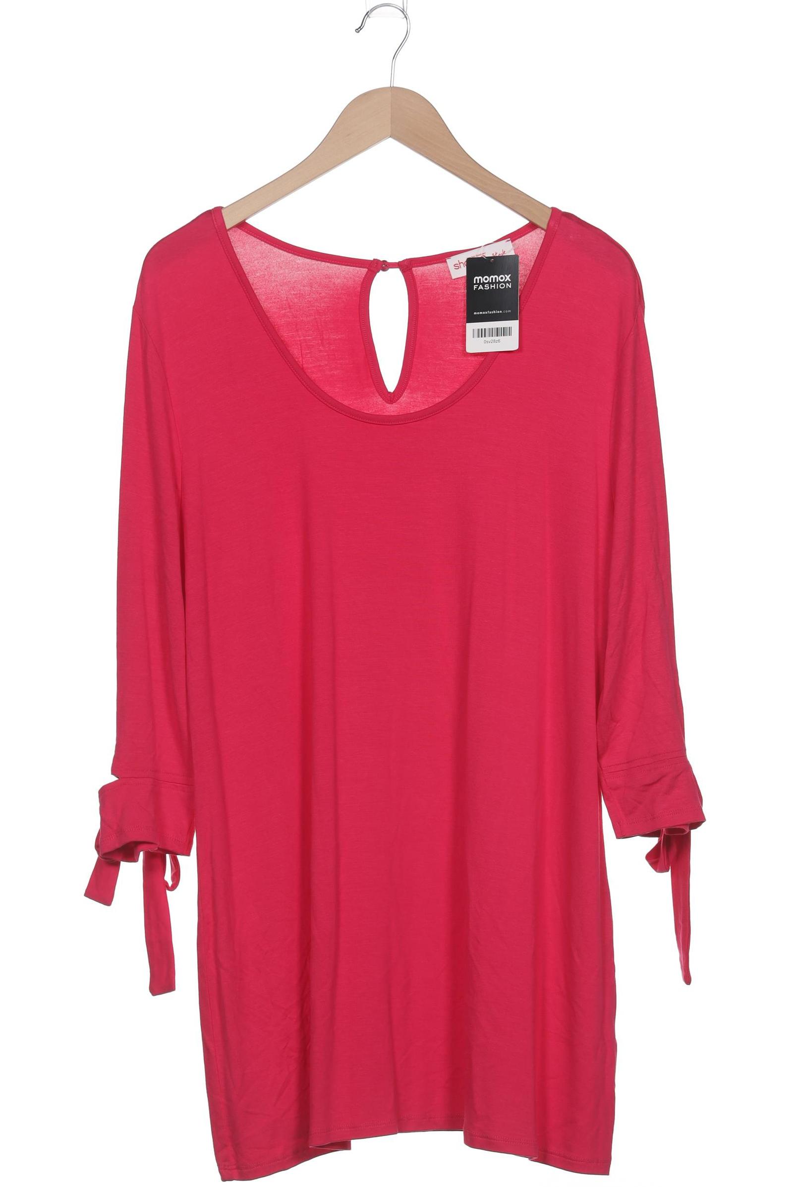 

sheego Damen Langarmshirt, pink, Gr. 44