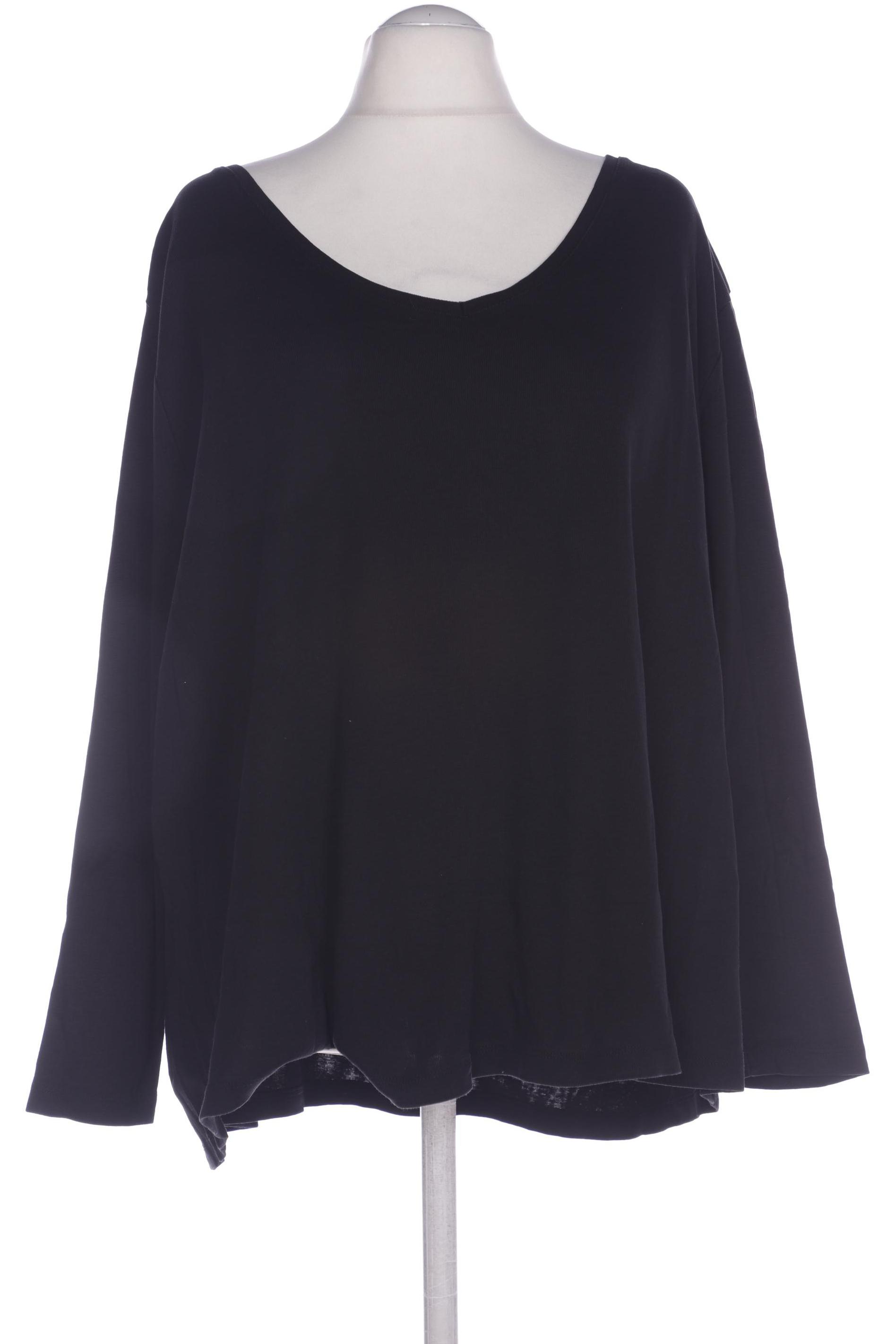 

sheego Damen Langarmshirt, schwarz