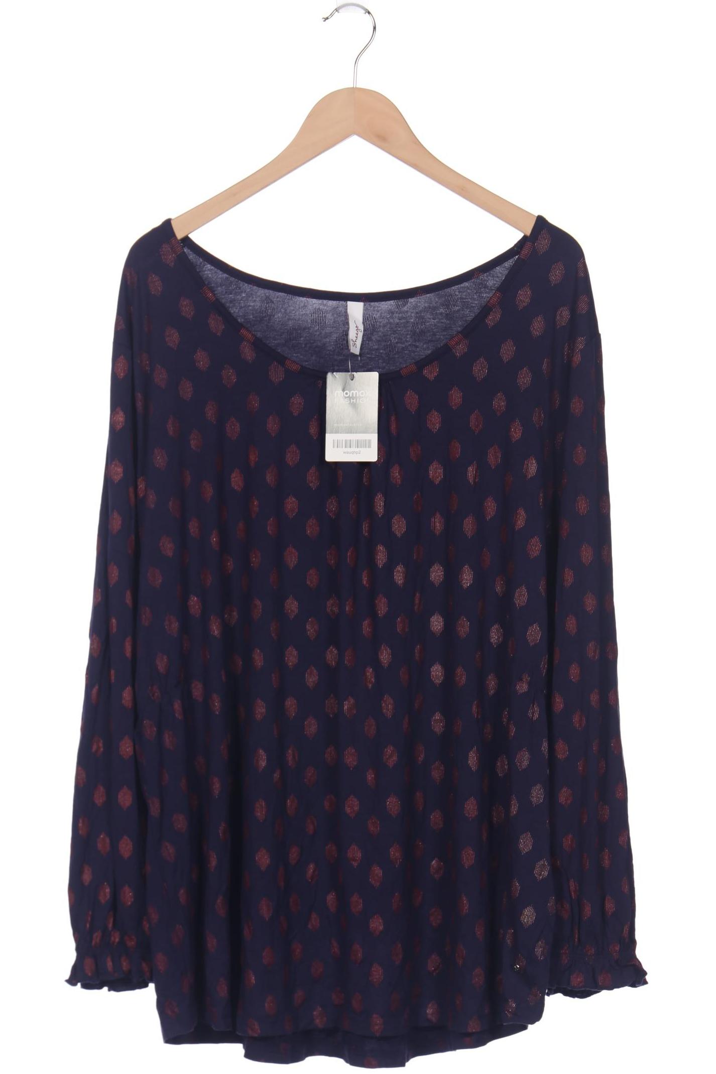 

sheego Damen Langarmshirt, marineblau
