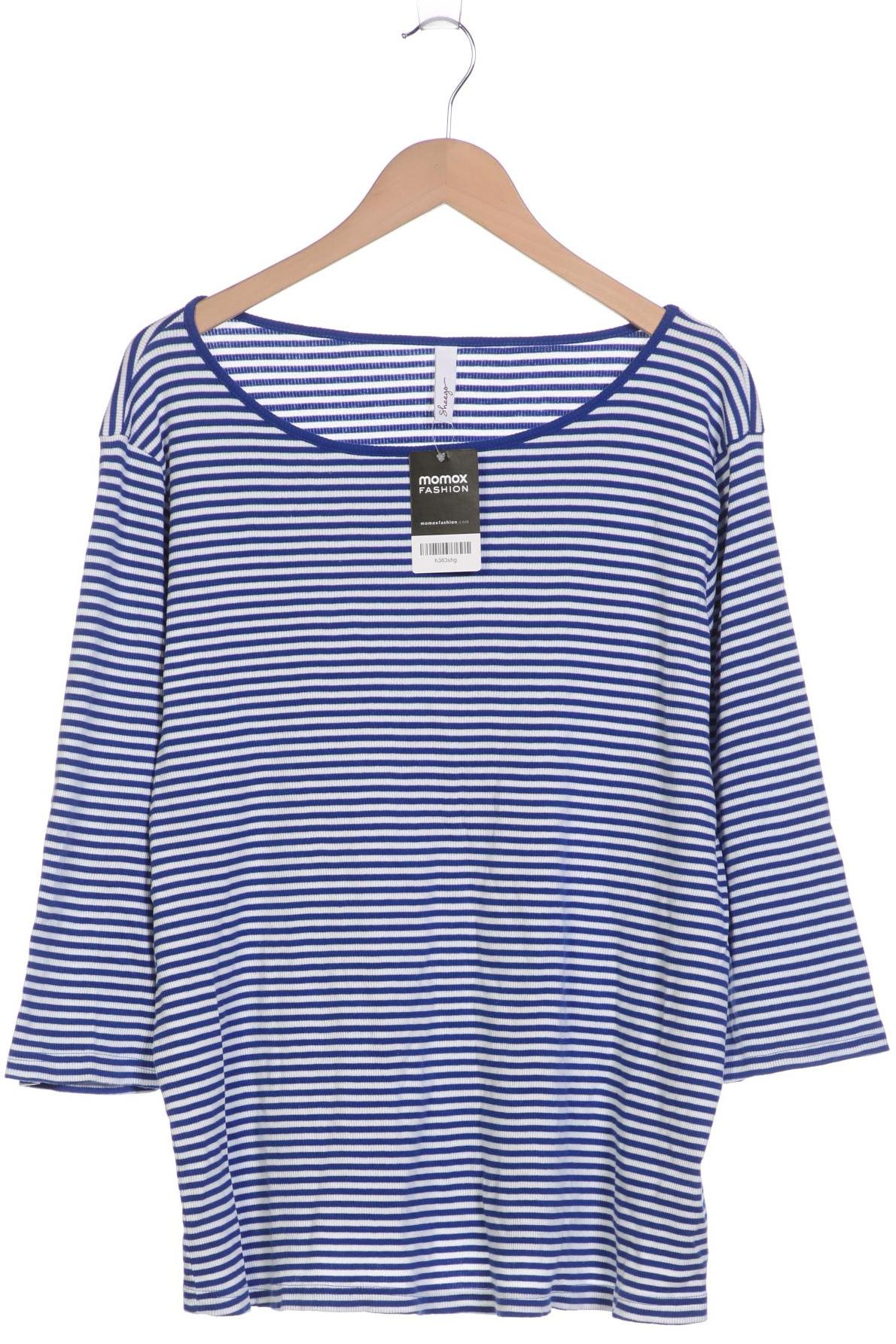 

sheego Damen Langarmshirt, blau